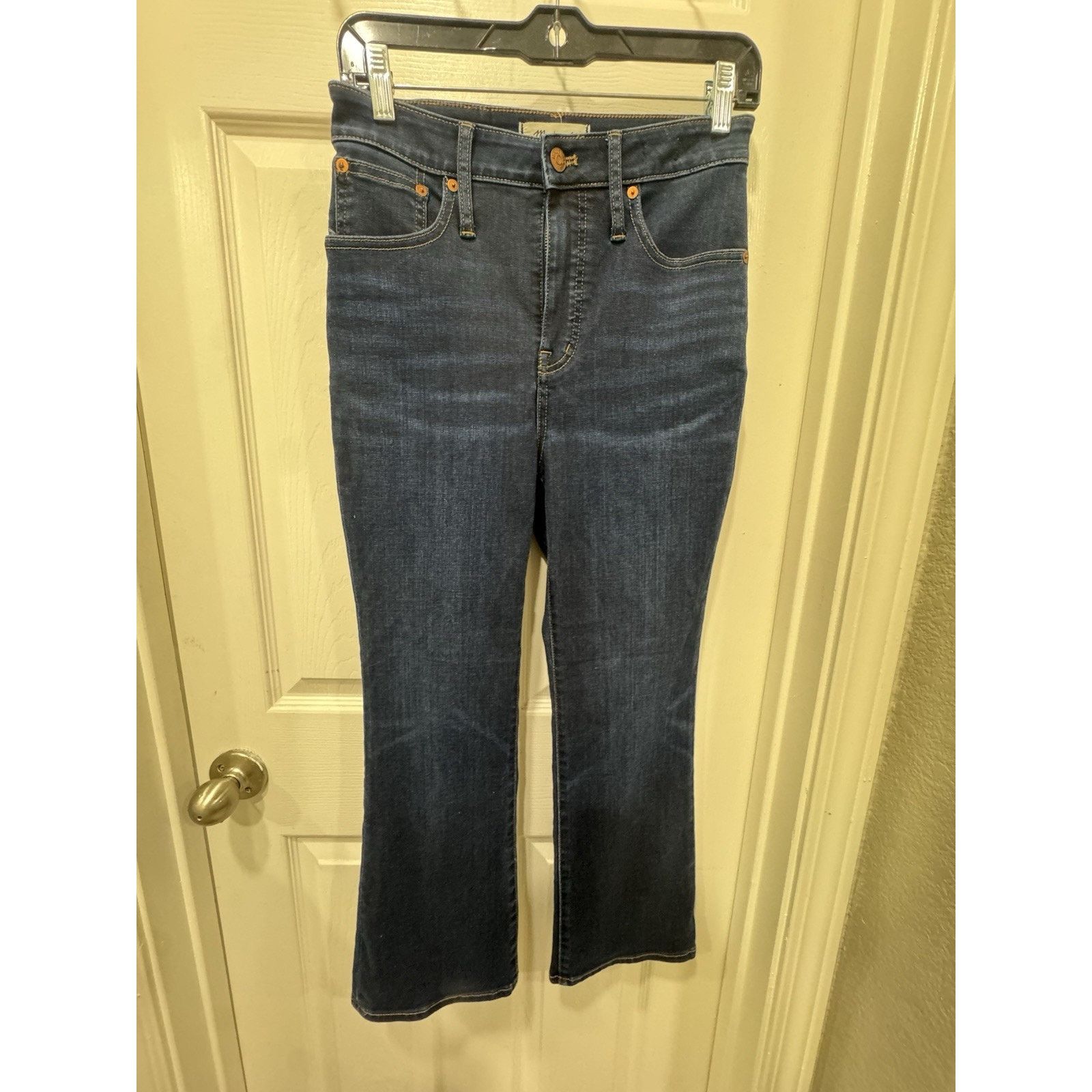 Madewell Madewell Curvy Cali Demi-Boot Dark Wash Jeans Sz 26 Size 26" / US 2 / IT 38 - 1 Thumbnail