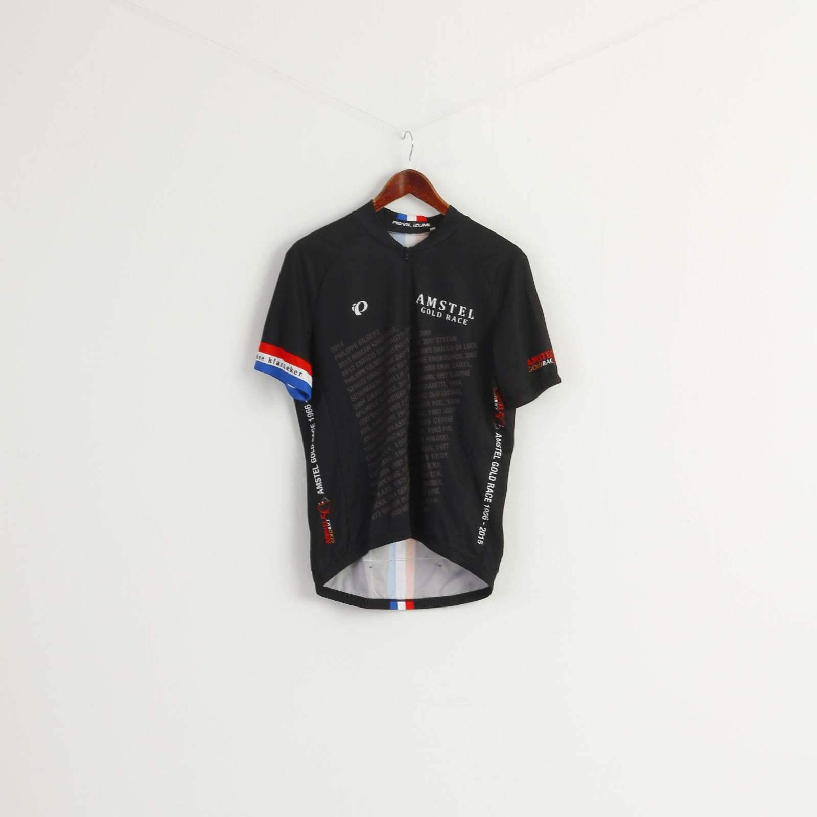 Vintage Pearl Izumi Men L Cycling Shirt Black Amstel Gold 8751 Size US L / EU 52-54 / 3 - 1 Thumbnail