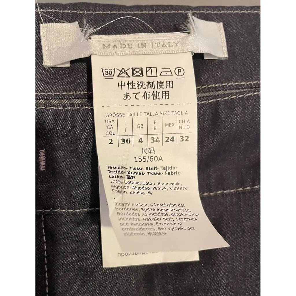 Max Mara Cotton trousers, Max Mara Size 25" / US 0 / IT 36 - 5 Thumbnail