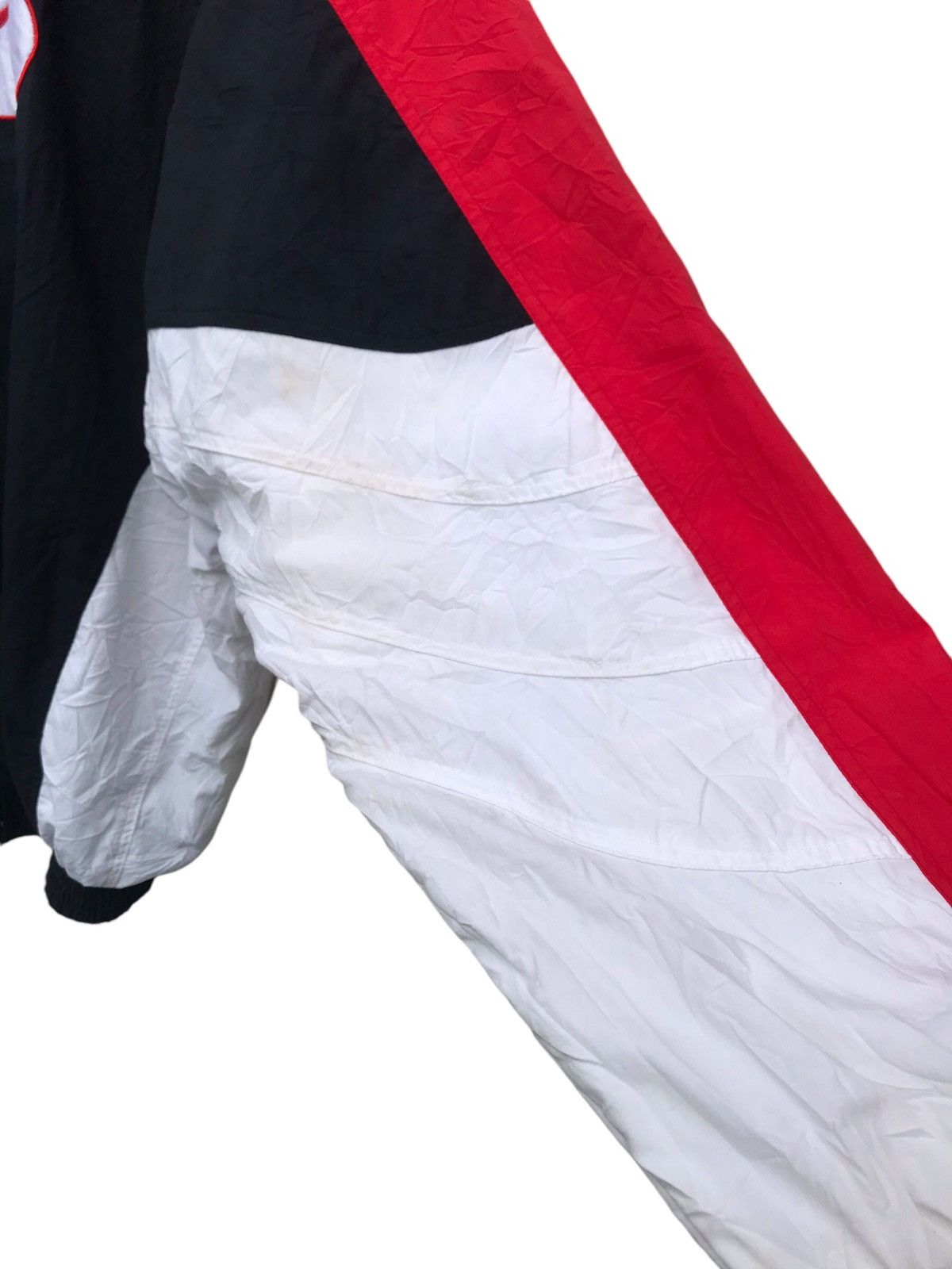 Nike Vintage 90s Nike Swoosh Colourblock Big Logo Windbreaker Size US XL / EU 56 / 4 - 22 Thumbnail