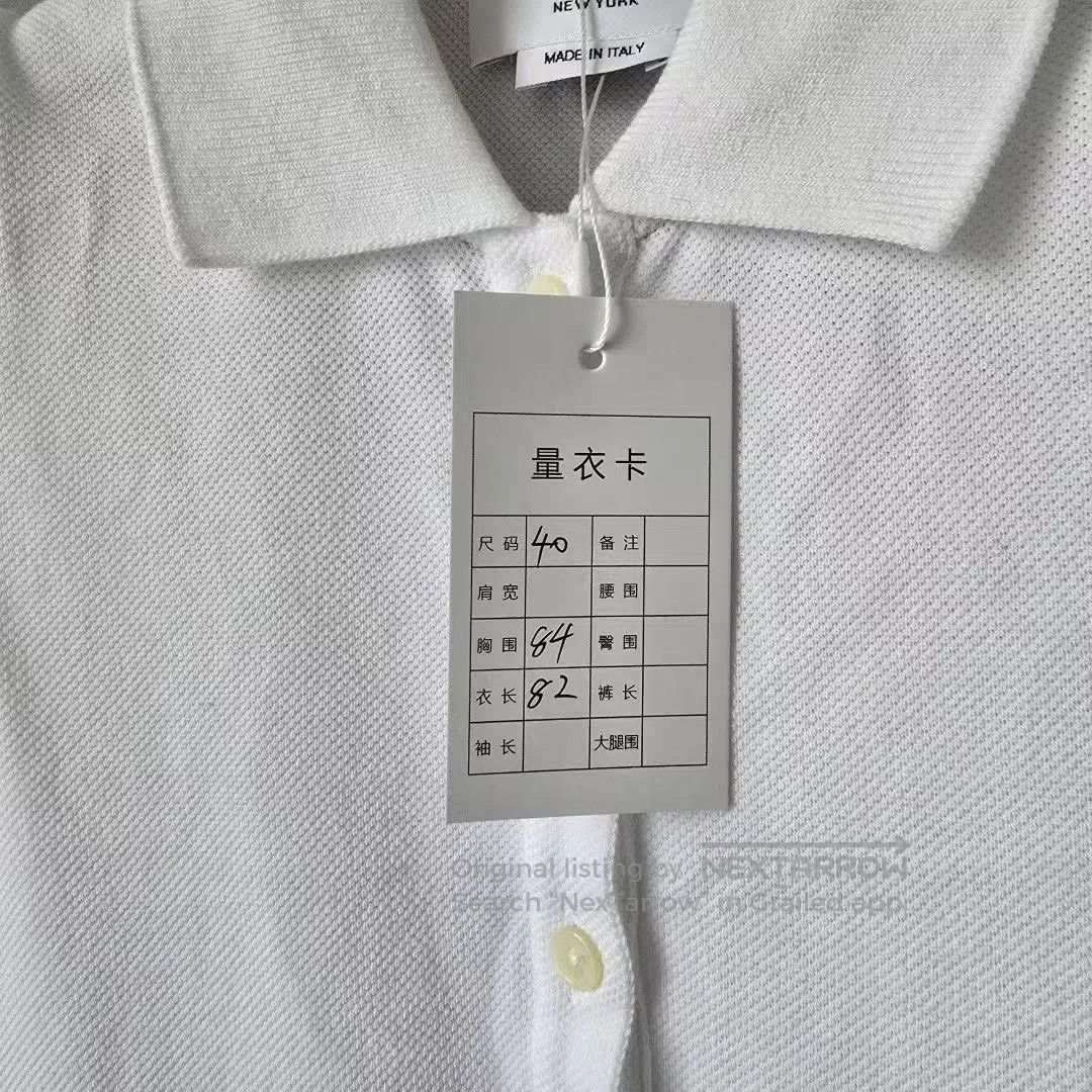 Thom Browne Thom Browne Paneled Logo Pleated Cotton Dress. Size S / US 4 / IT 40 - 6 Thumbnail
