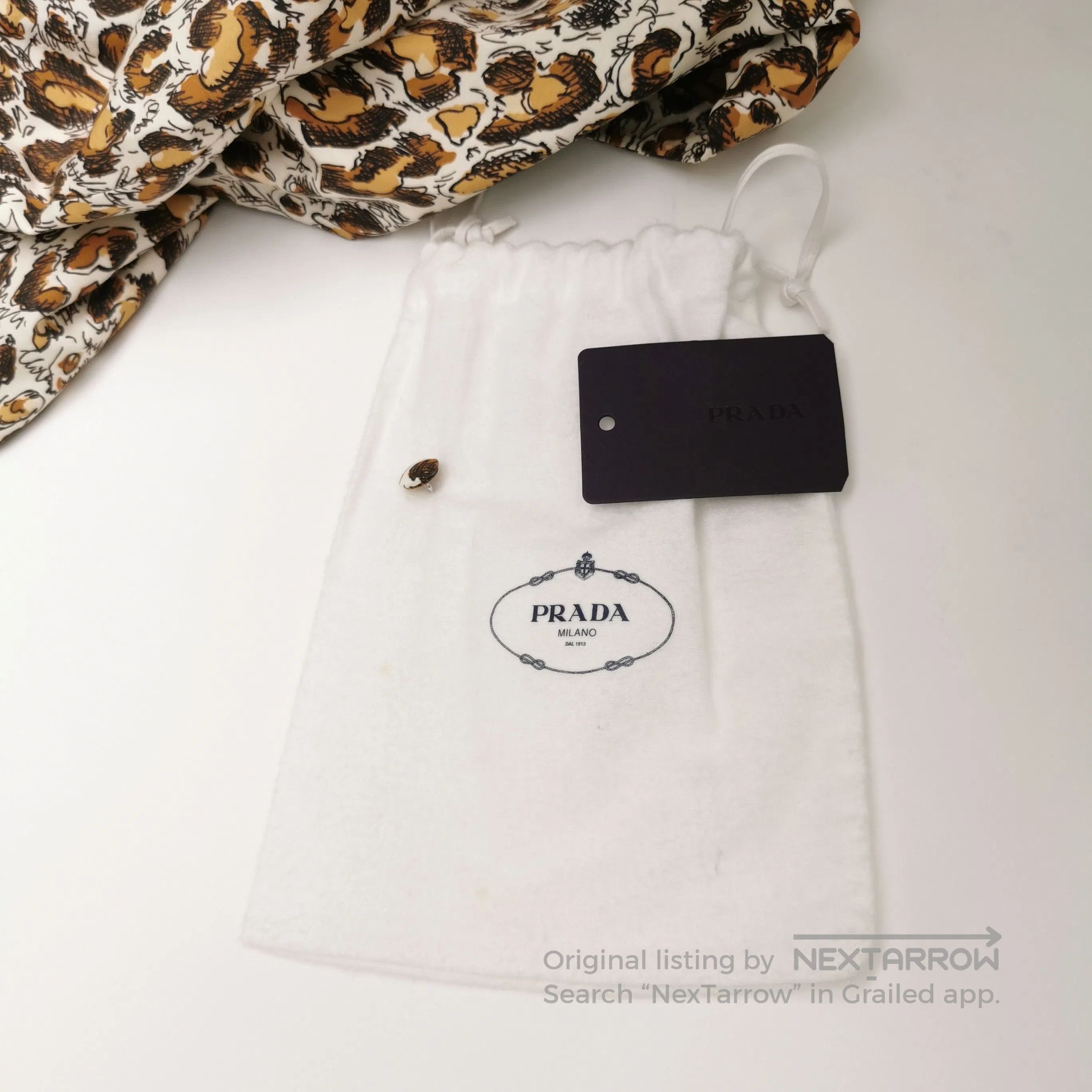 Prada Prada Leopard Print Cotton Dress L/44. Size L / US 10 / IT 46 - 1 Thumbnail
