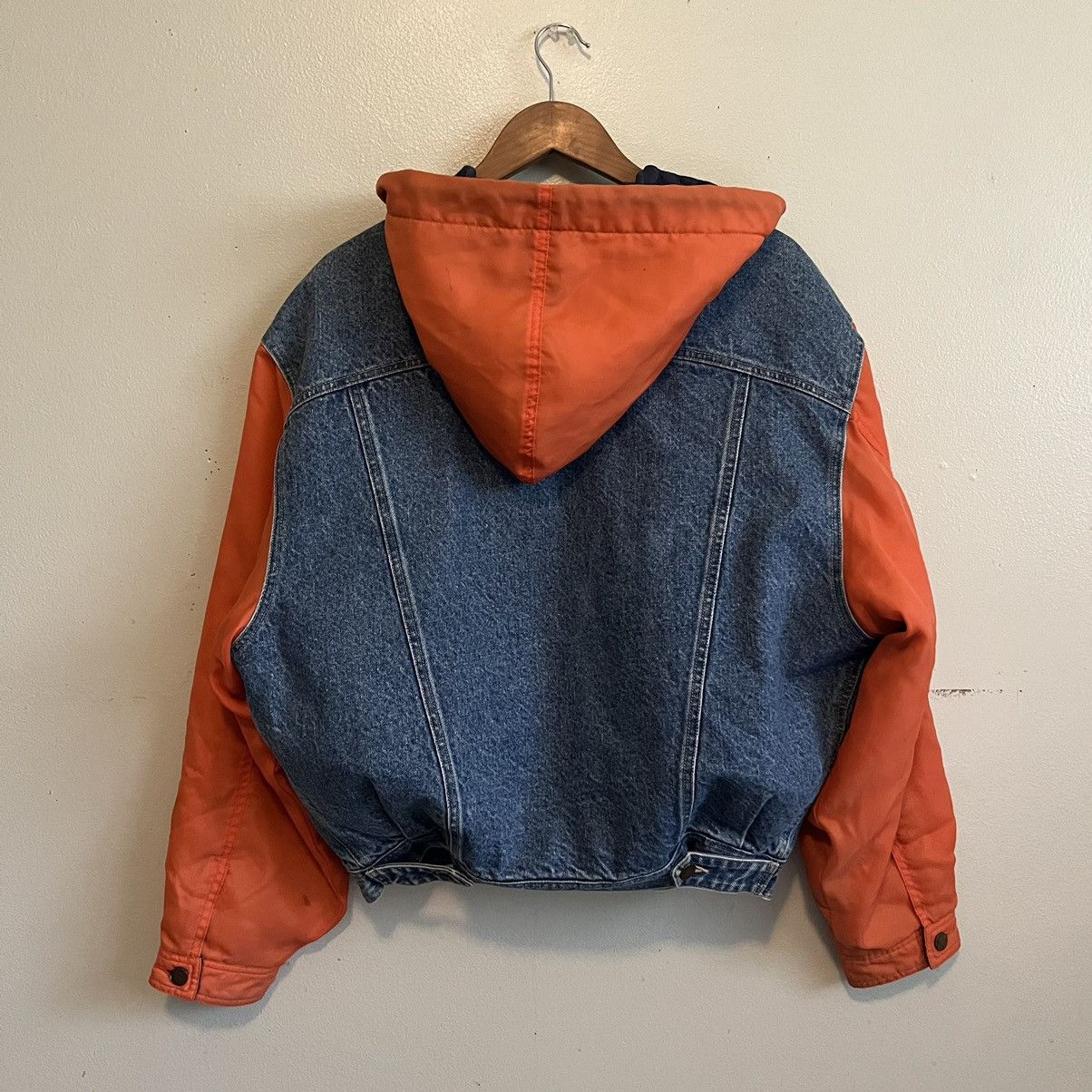 Gap Insulated Denim Jacket with Hood Size US M / EU 48-50 / 2 - 12 Thumbnail