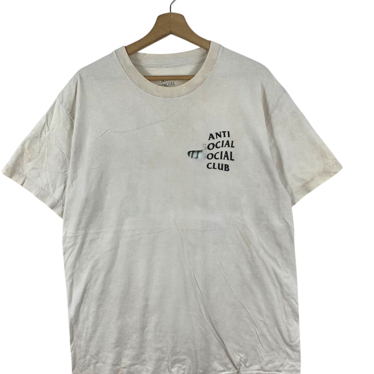 Anti Social Social Club ANTI SOCIAL SOCIAL CLUB Sakura Distress Thrashed Tee Shirt Size US L / EU 52-54 / 3 - 3 Thumbnail