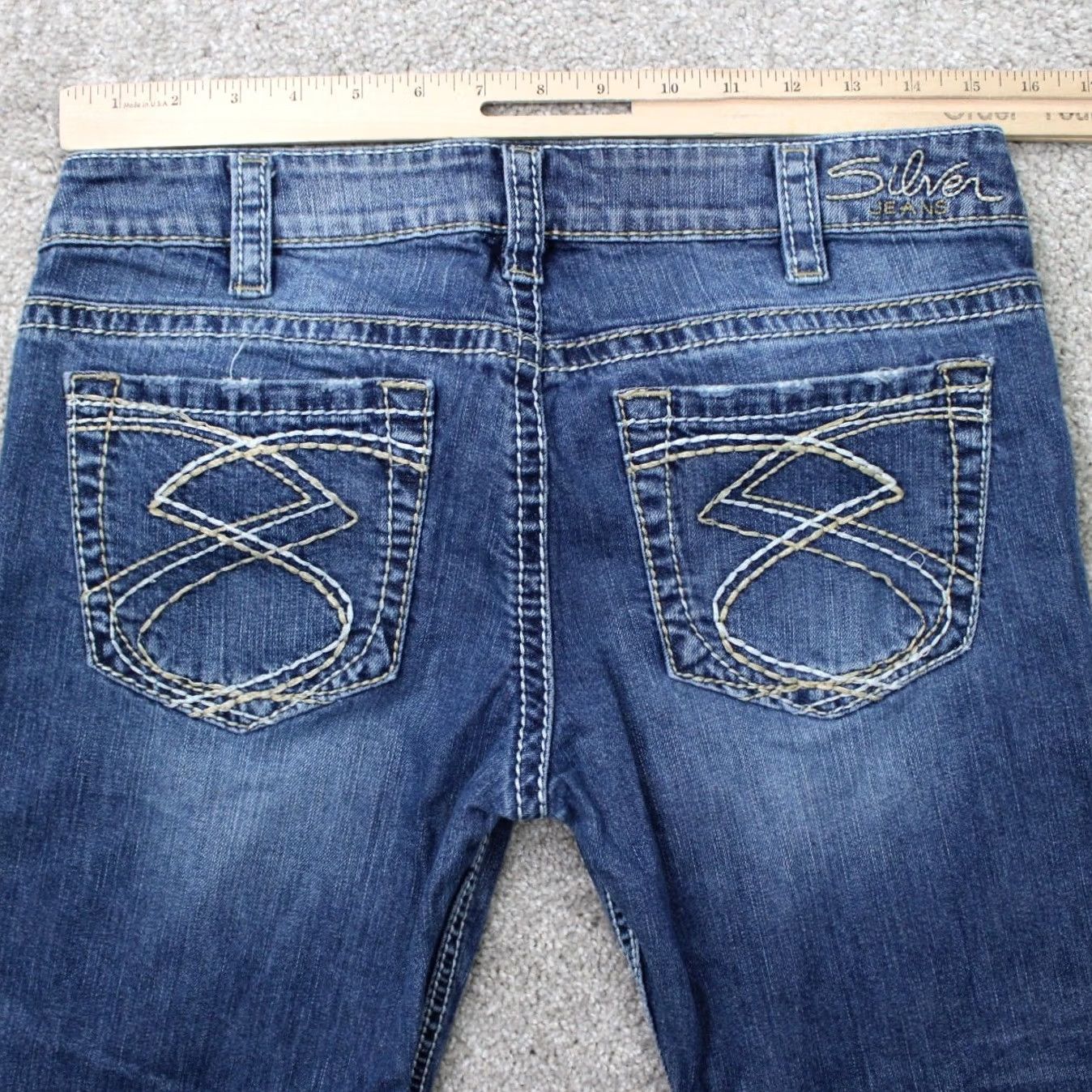 Silver Jeans Co. Silver Jeans Womens 30 Blue Frances Capri Denim 5-Pocket Stretch Inseam 25" Regular Capri Jeans Menus Womens Size 30" / US 8 / IT 44 - 7 Thumbnail