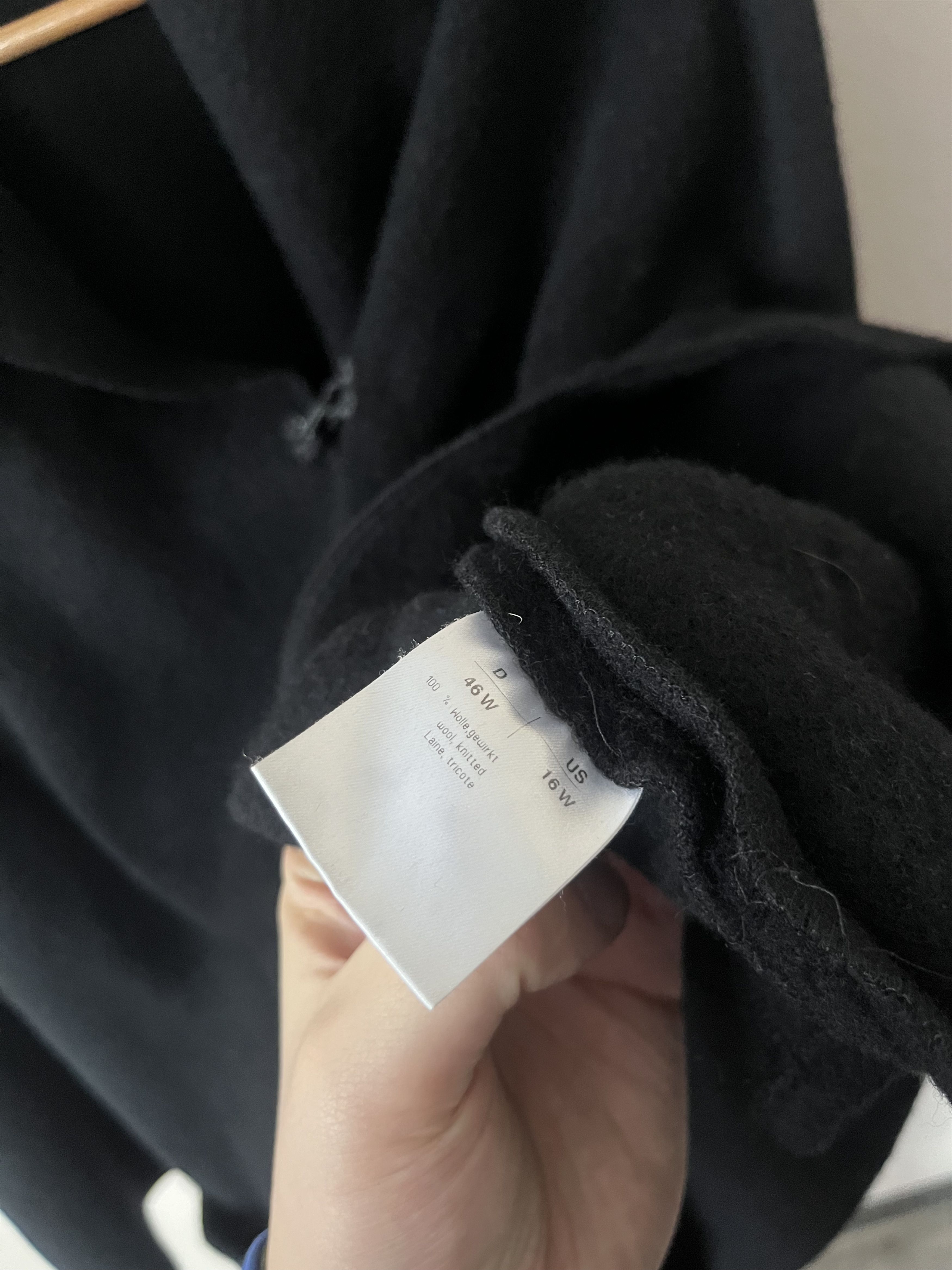 Givenchy Vintage 80s GIVENCHY Cape Coat Wool Poncho Jacket Oversized Size XXL / US 16-18 / IT 52-54 - 4 Thumbnail