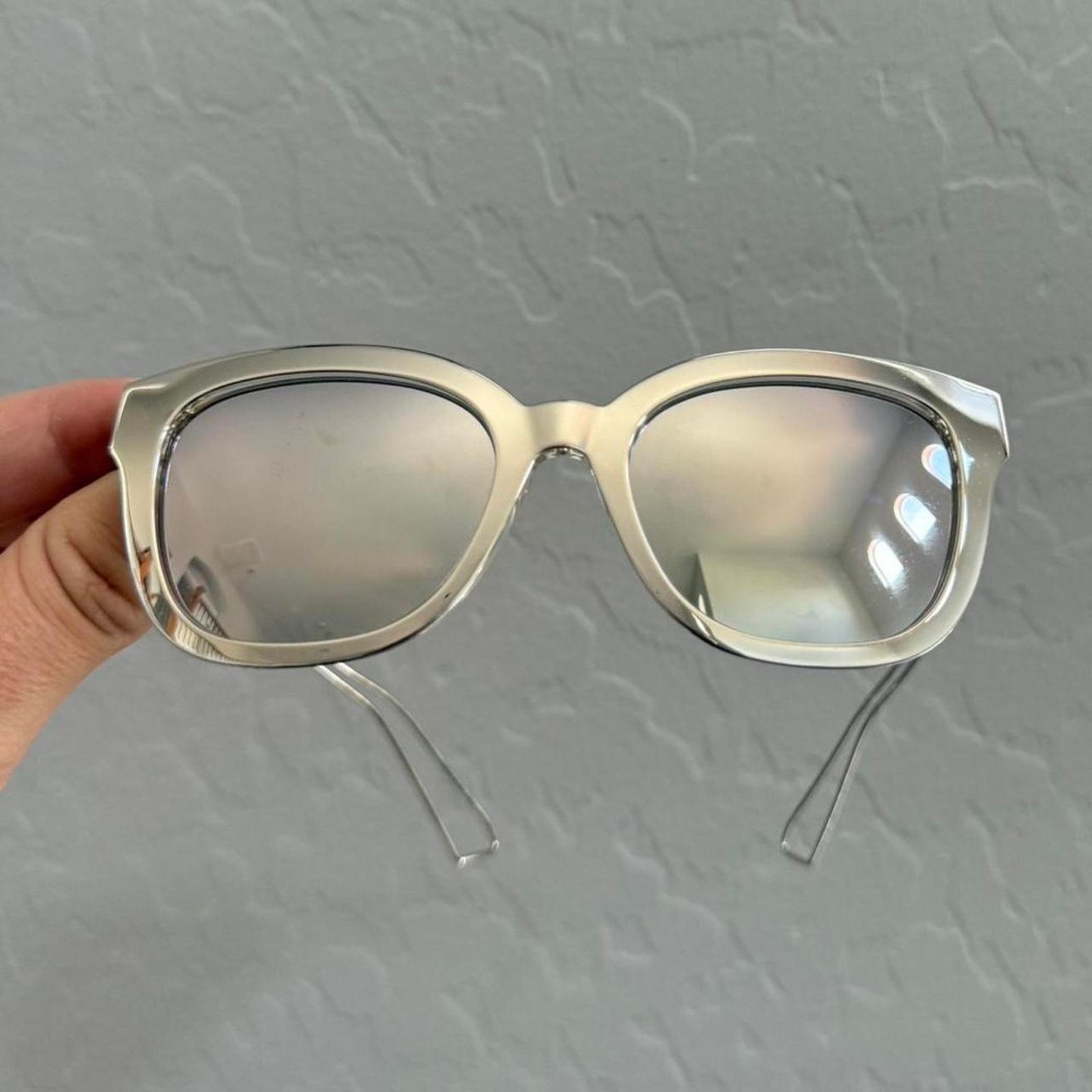 Christian Dior Monsieur Authentic Christian Dior Diorama Sunglasses Silver Size ONE SIZE - 2 Thumbnail