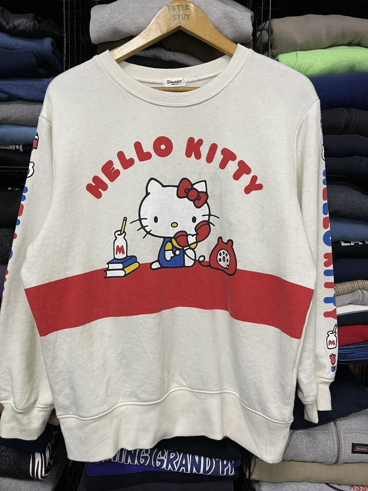 Cartoon Network × Vintage Vintage Hello Kitty Sweatshirt Size US S / EU 44-46 / 1 - 3 Thumbnail