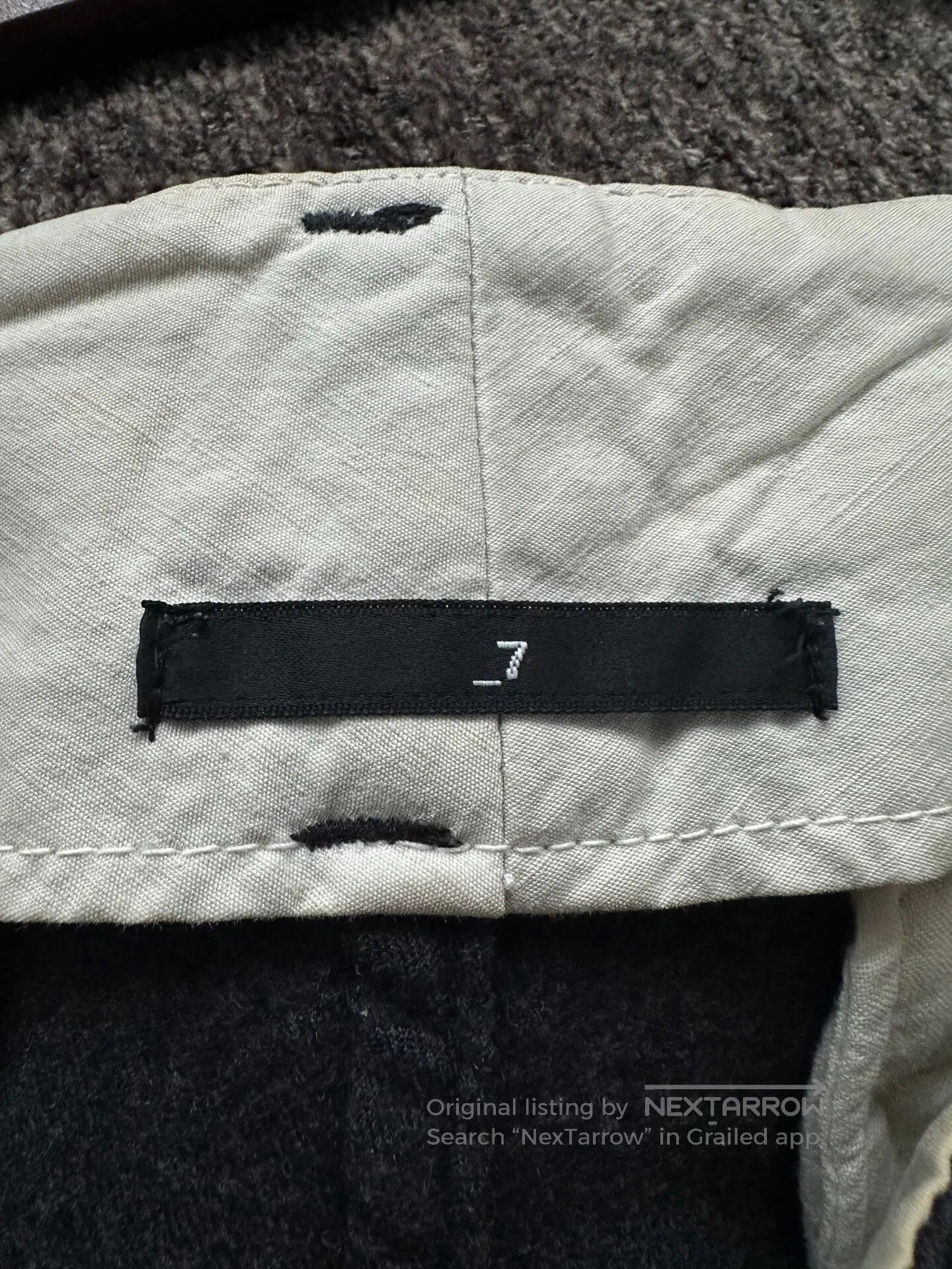 Other julius size2 04aw 3D-Pocketed Cargo Wool Long Pants| Size US 31 - 4 Thumbnail
