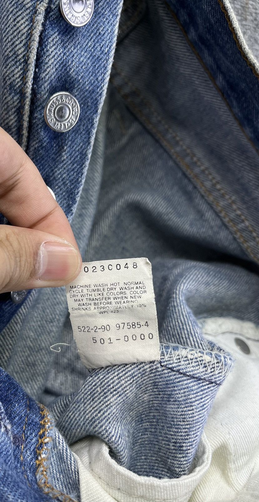 Levi's Vintage 90s Levi's 501 Rare Jeans Denim Pants Size US 30 / EU 46 - 8 Thumbnail