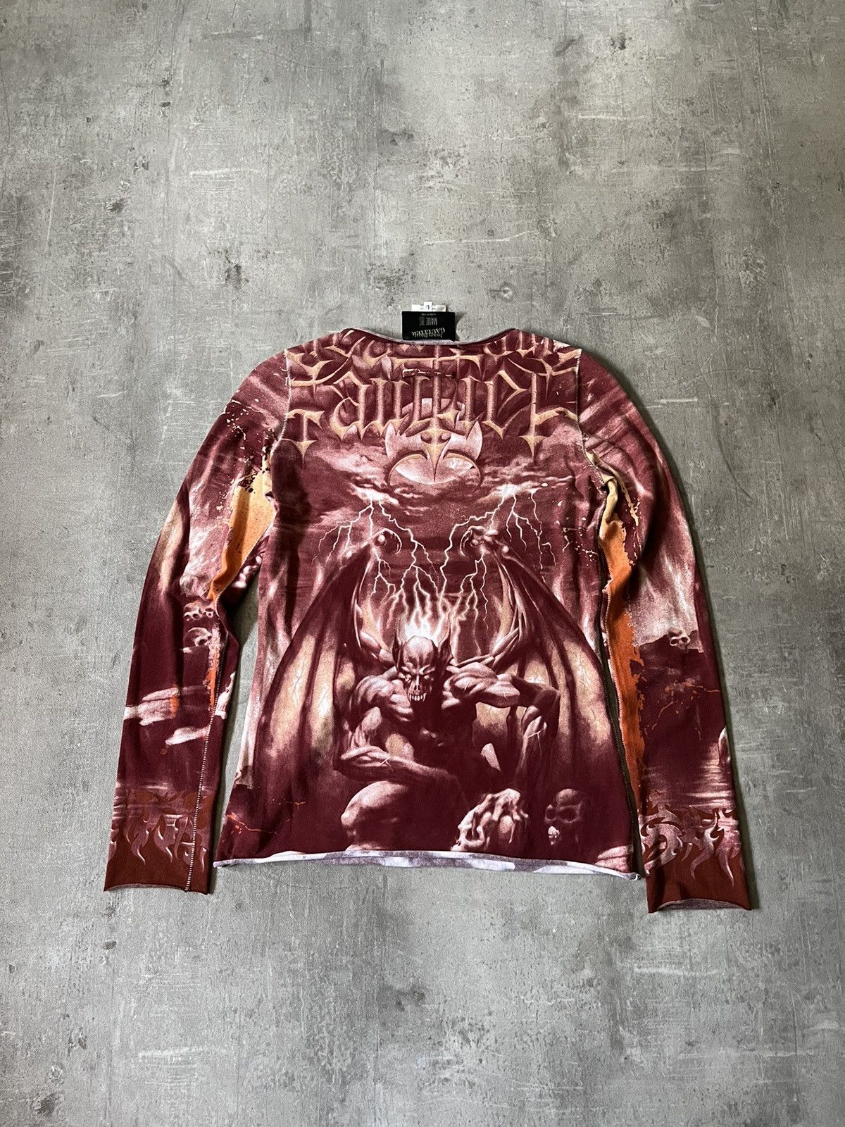 Jean Paul Gaultier Jean Paul Gaultier SS01 Satan longsleeve Size US M / EU 48-50 / 2 - 2 Thumbnail