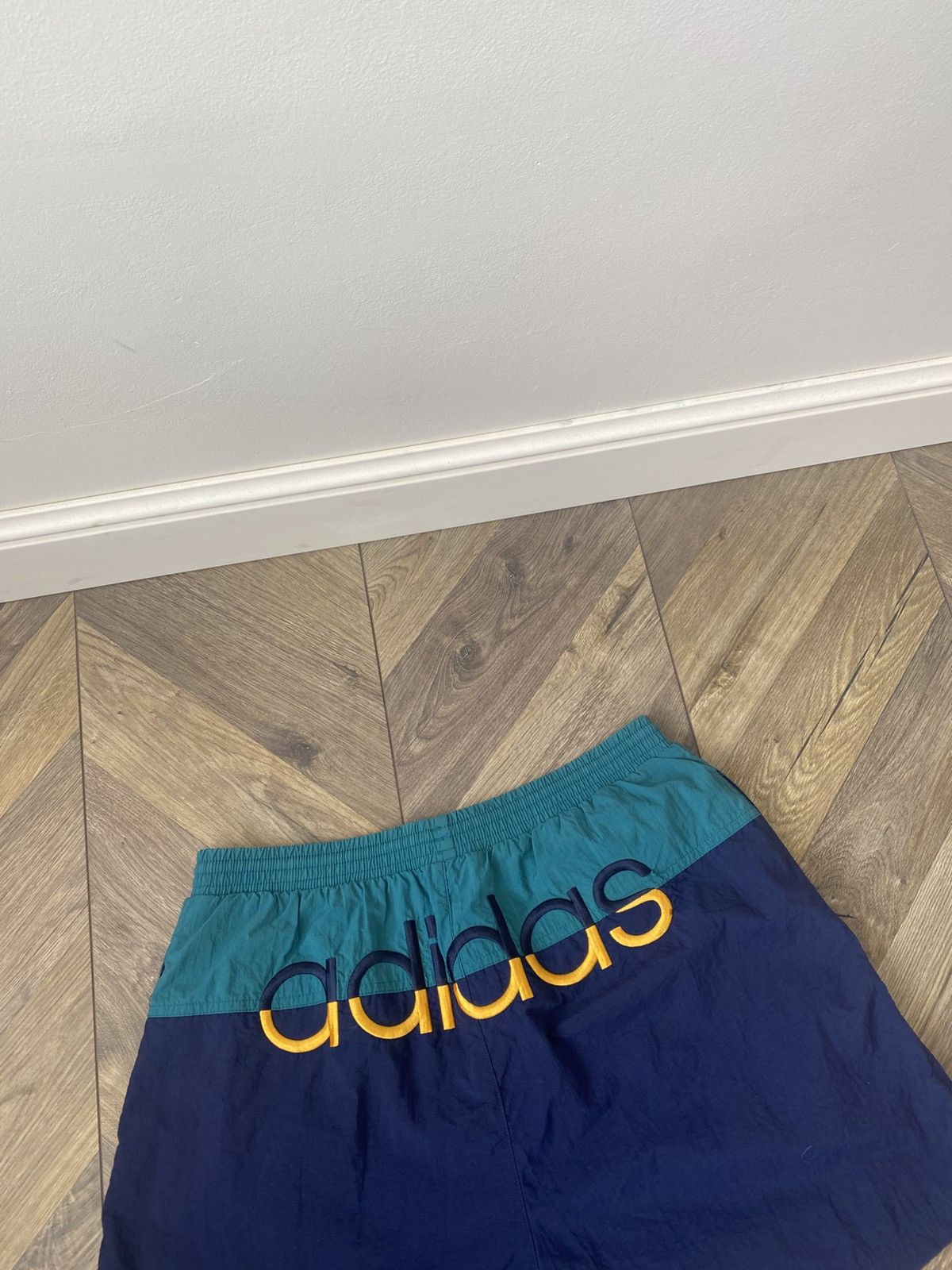 Adidas × Vintage Vintage Adidas Navy Blue Swimwear Swimming Trunks Shorts Size US 31 - 11 Thumbnail