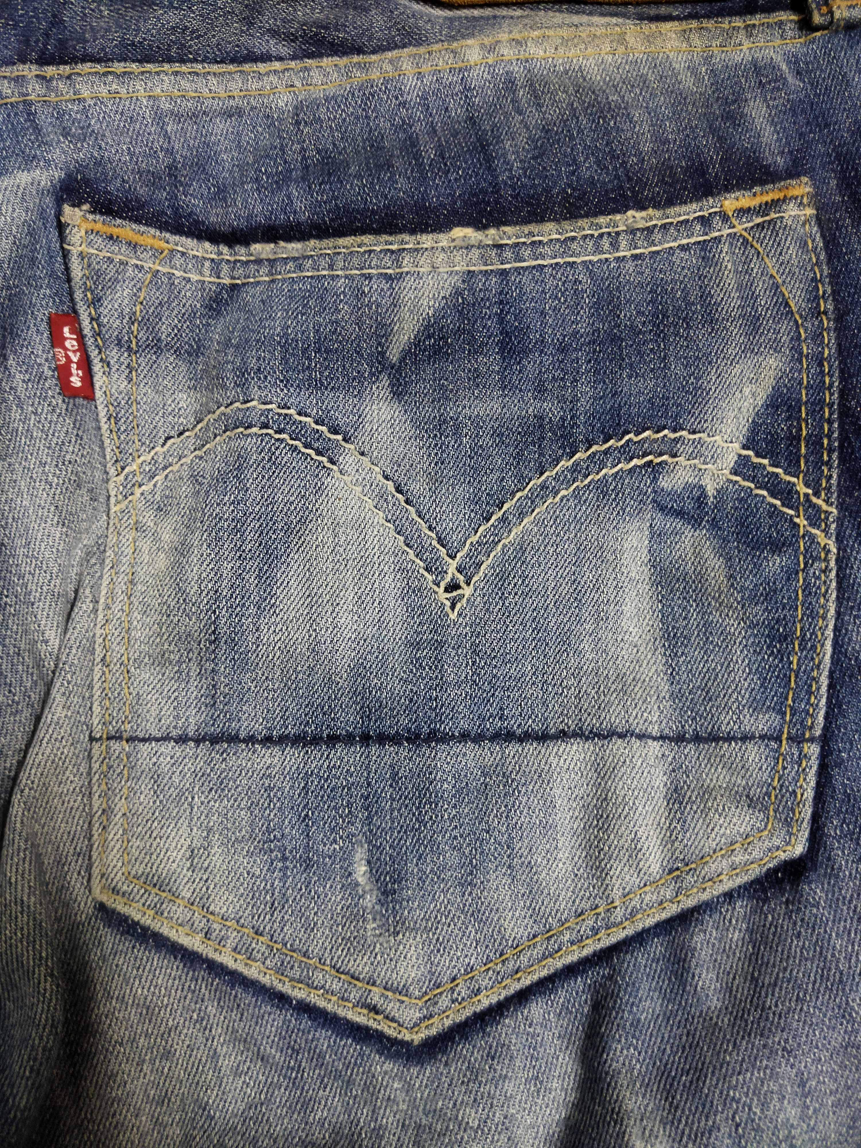 Levi's Levis 505 Marble Design Denim Jeans Size US 36 / EU 52 - 3 Thumbnail