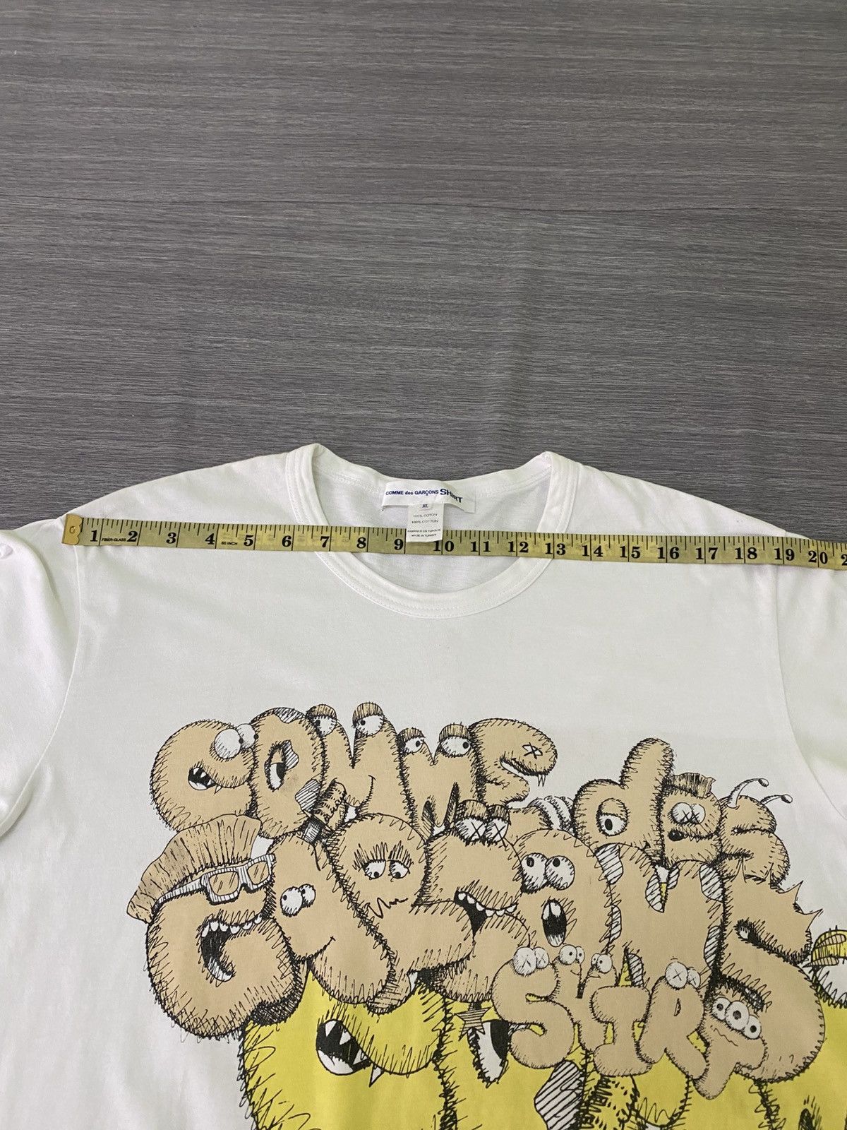 Comme des Garcons × Kaws × Vintage Vintage Comme Des Garçons X Kaws Japanese Brand Shirt Size US XL / EU 56 / 4 - 16 Thumbnail