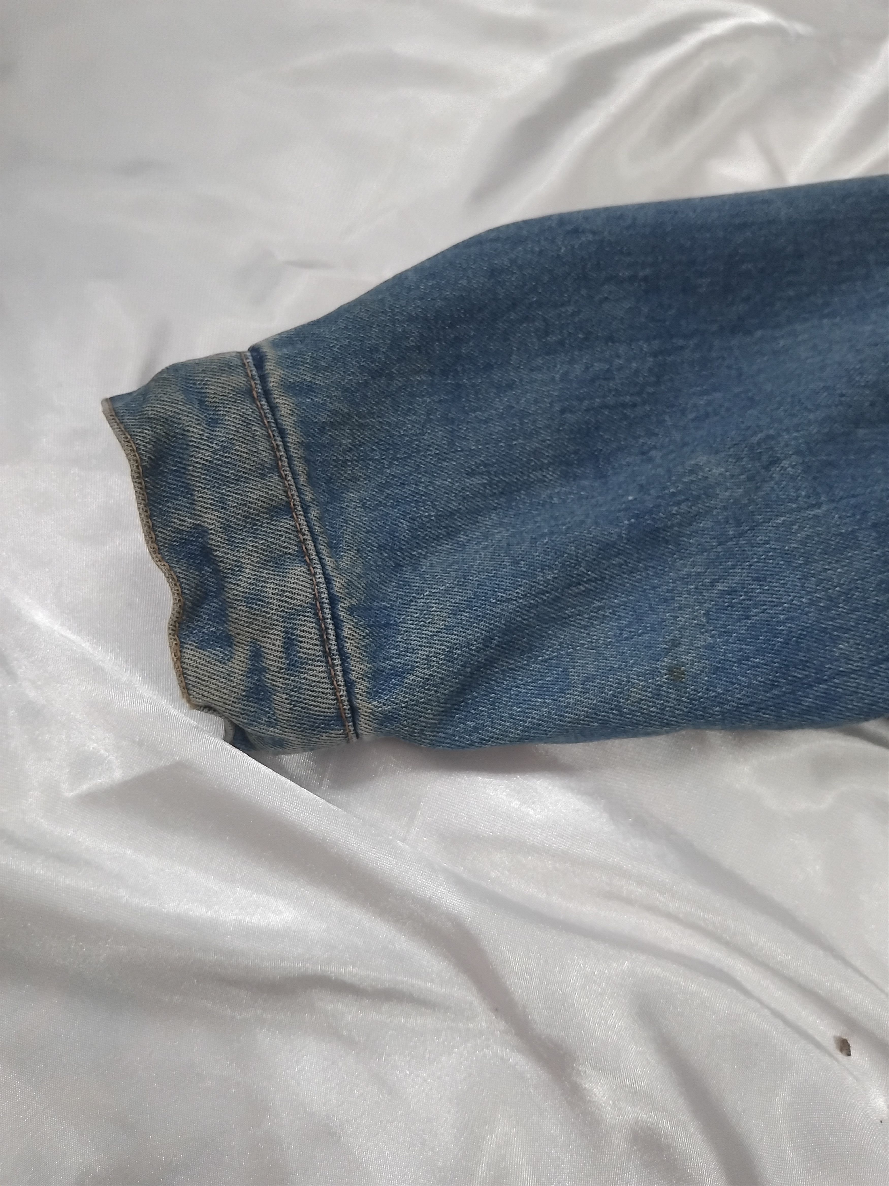 Japanese Brand Blue Colour unnamed Made in ITALY Sherpa Denim Jacket Size US L / EU 52-54 / 3 - 5 Thumbnail