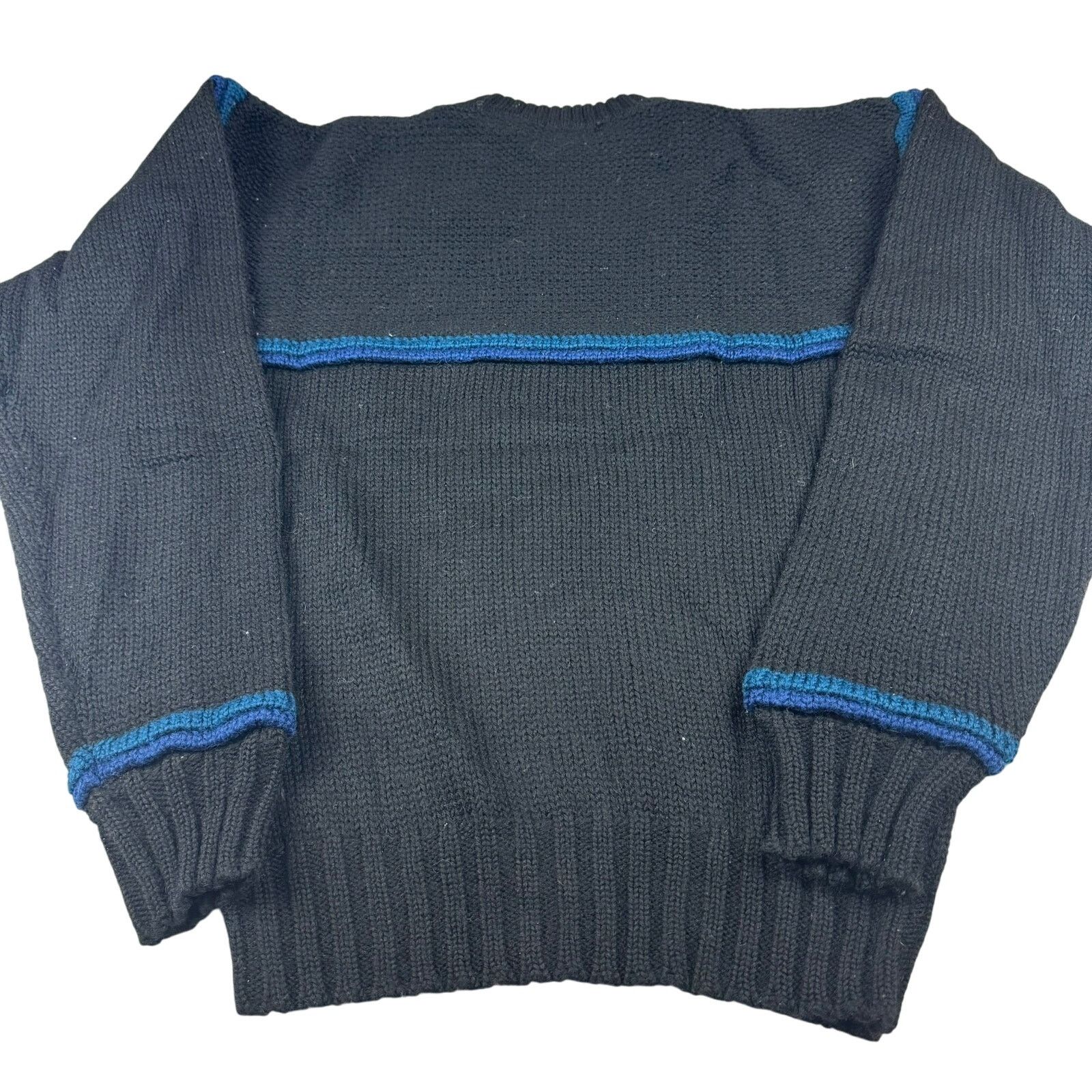 Yves Saint Laurent Vintage YSL Wool Crewneck Sweater - Size Medium Size US M / EU 48-50 / 2 - 2 Thumbnail