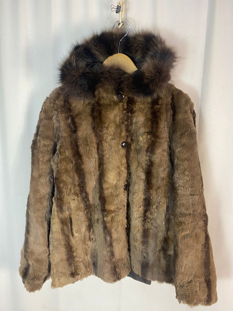 Balmain Balmain paris reversible fur/silk button up hoodie jacket Size M / US 6-8 / IT 42-44 - 1 Thumbnail