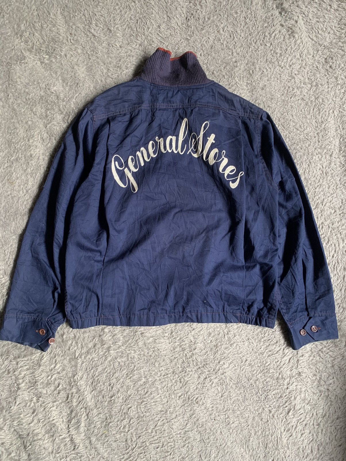 Japanese Brand Vintage Style Eyes Sugar Cane Toyo Enterprise Stadium Jacket Size US M / EU 48-50 / 2 - 9 Thumbnail