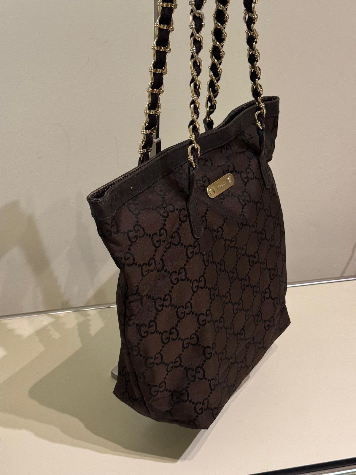 Gucci gucci brown chain bucket bag Size ONE SIZE - 3 Thumbnail