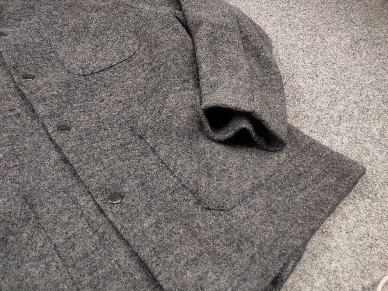 Folk Folk Design Chore Wool Blend Pocket Button Overshirt jacket Size US XL / EU 56 / 4 - 9 Thumbnail