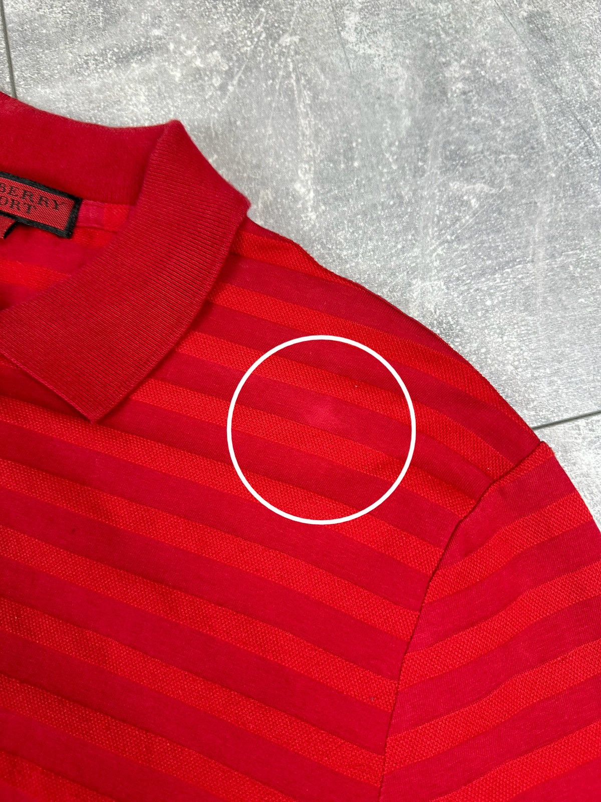 Burberry Burberry Sport Luxury Red Mens Polo Size US M / EU 48-50 / 2 - 7 Thumbnail