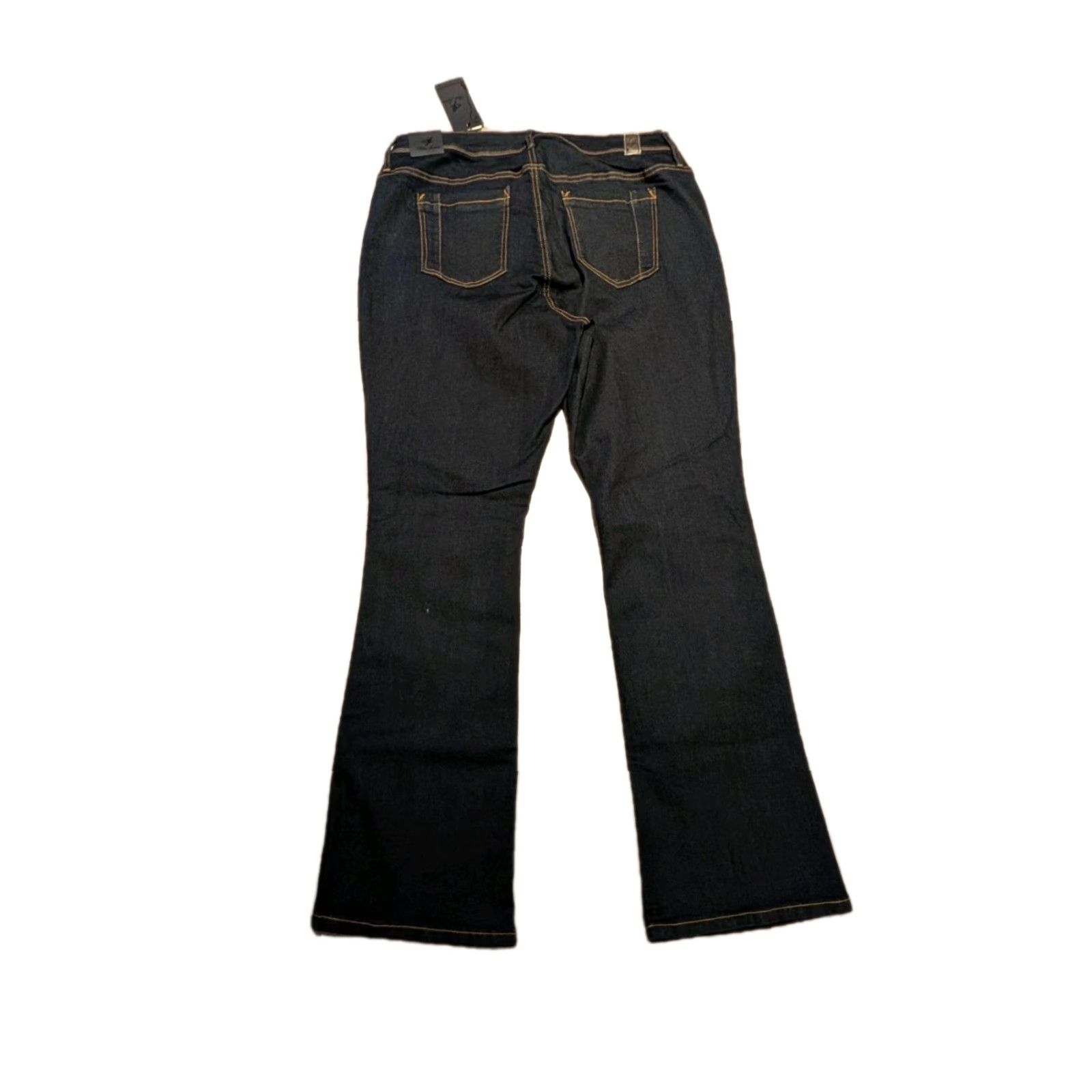 Vintage Poetic Justice Scarlett Bootcut Women's Jeans 16R Dark Denim NWT Size 38" / US 16 / IT 52 - 2 Thumbnail