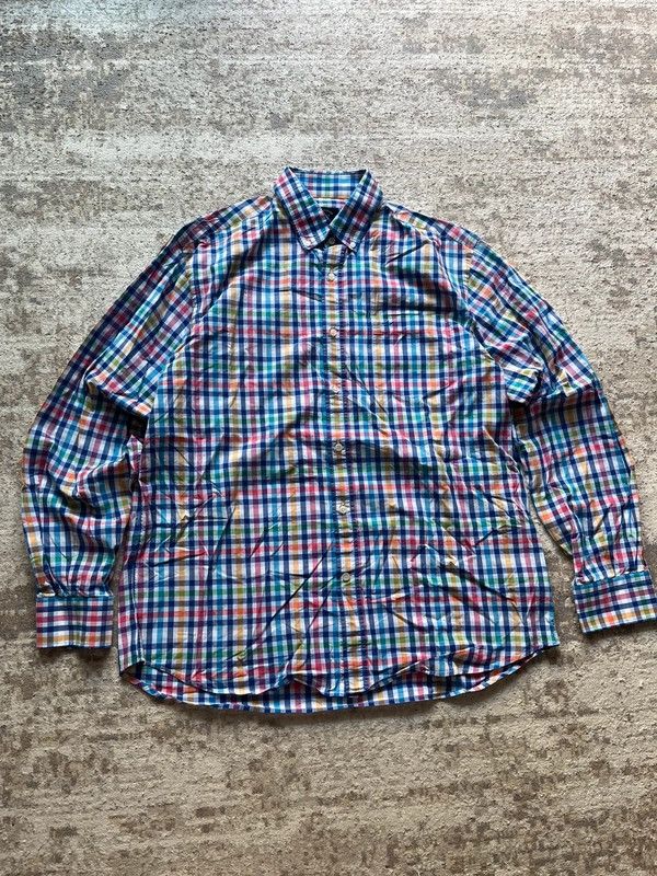 Paul & Shark Paul & Shark Yachting Sz L Shirt Plaid 2000s Size US L / EU 52-54 / 3 - 1 Thumbnail