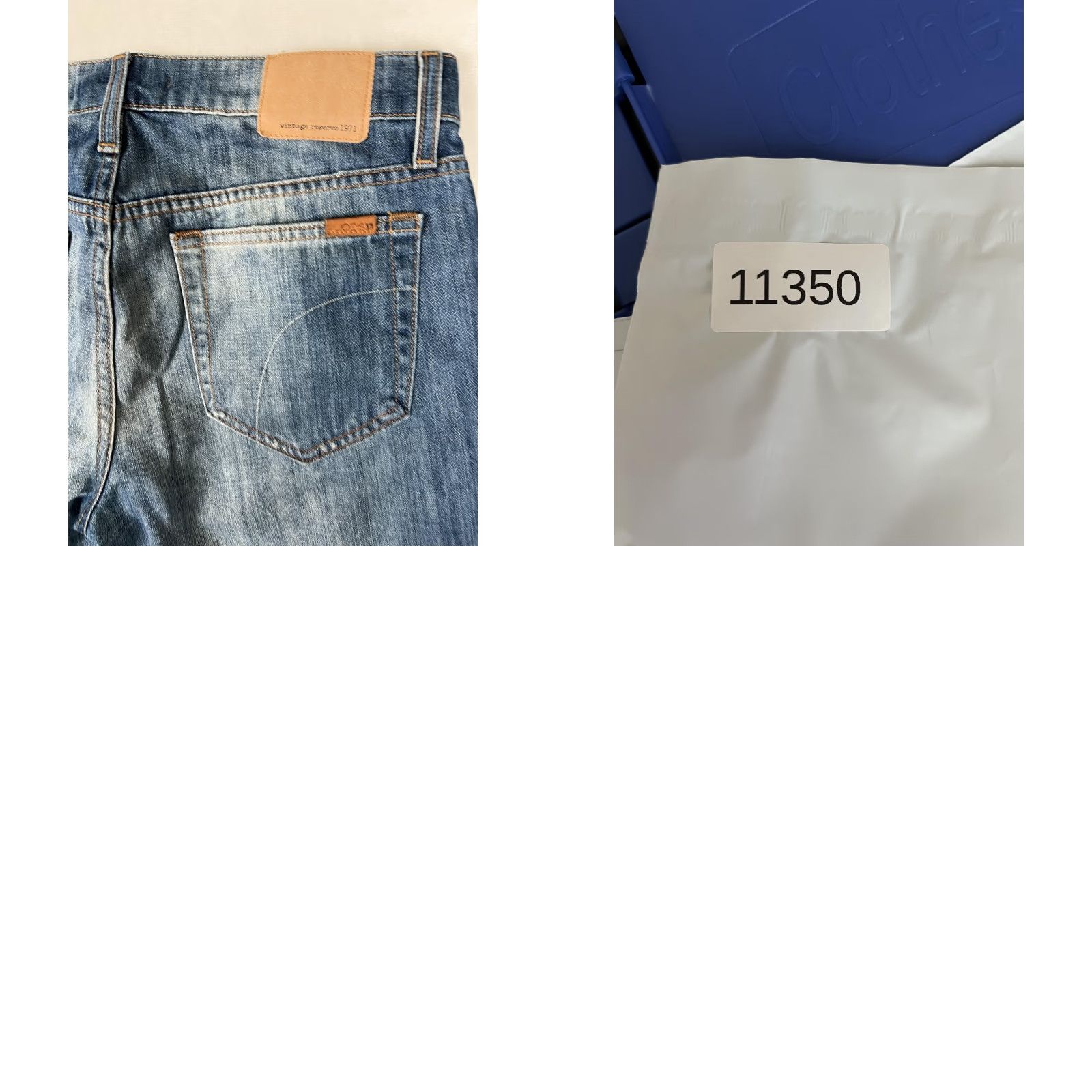 Vintage Joe's Jeans Forni Slim Straight Vintage Reserve 1971 Denim Jeans 30x27 Blue Mens Regular Zip Size US 30 / EU 46 - 8 Thumbnail
