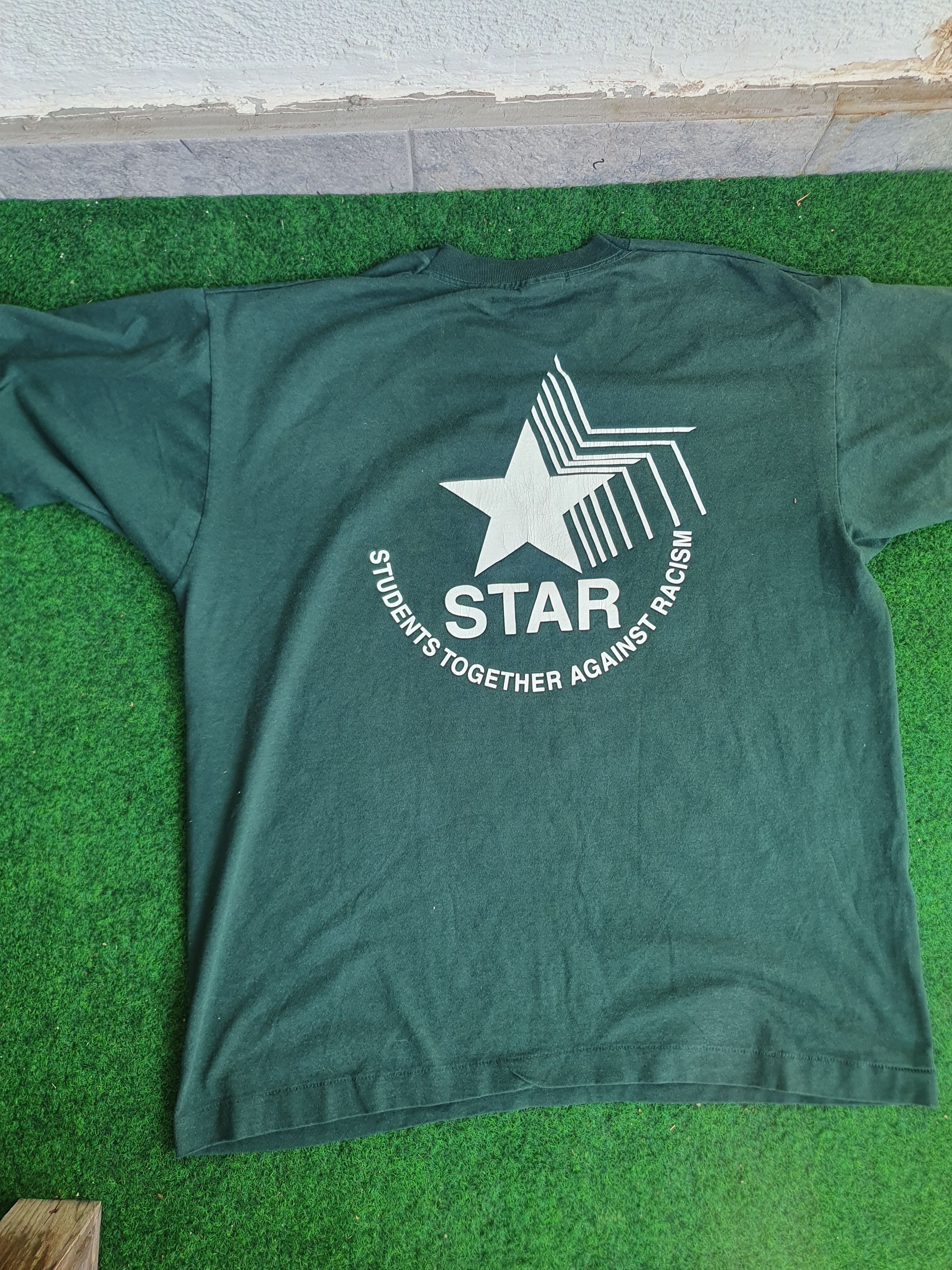 Fruit Of The Loom × Vintage STAR Students Together Against V Singltge Stitch t-shirt XL Size US XL / EU 56 / 4 - 1 Thumbnail