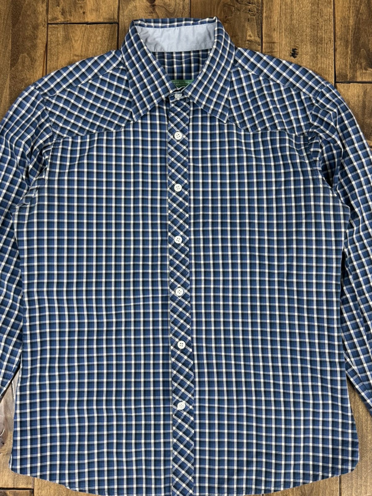 Benetton × United Colors Of Benetton Italian Designer United Colors of Benneton Button up Shirt Size US L / EU 52-54 / 3 - 4 Thumbnail
