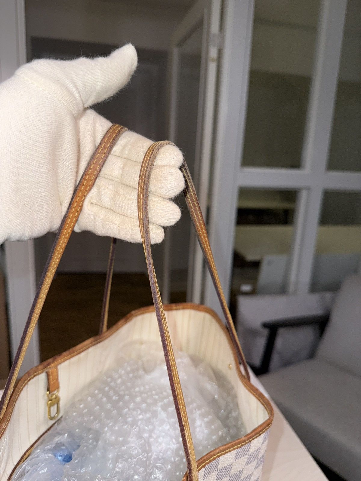 Louis Vuitton Louis Vuitton Neverfull Damier Azure MM Size ONE SIZE - 18 Thumbnail