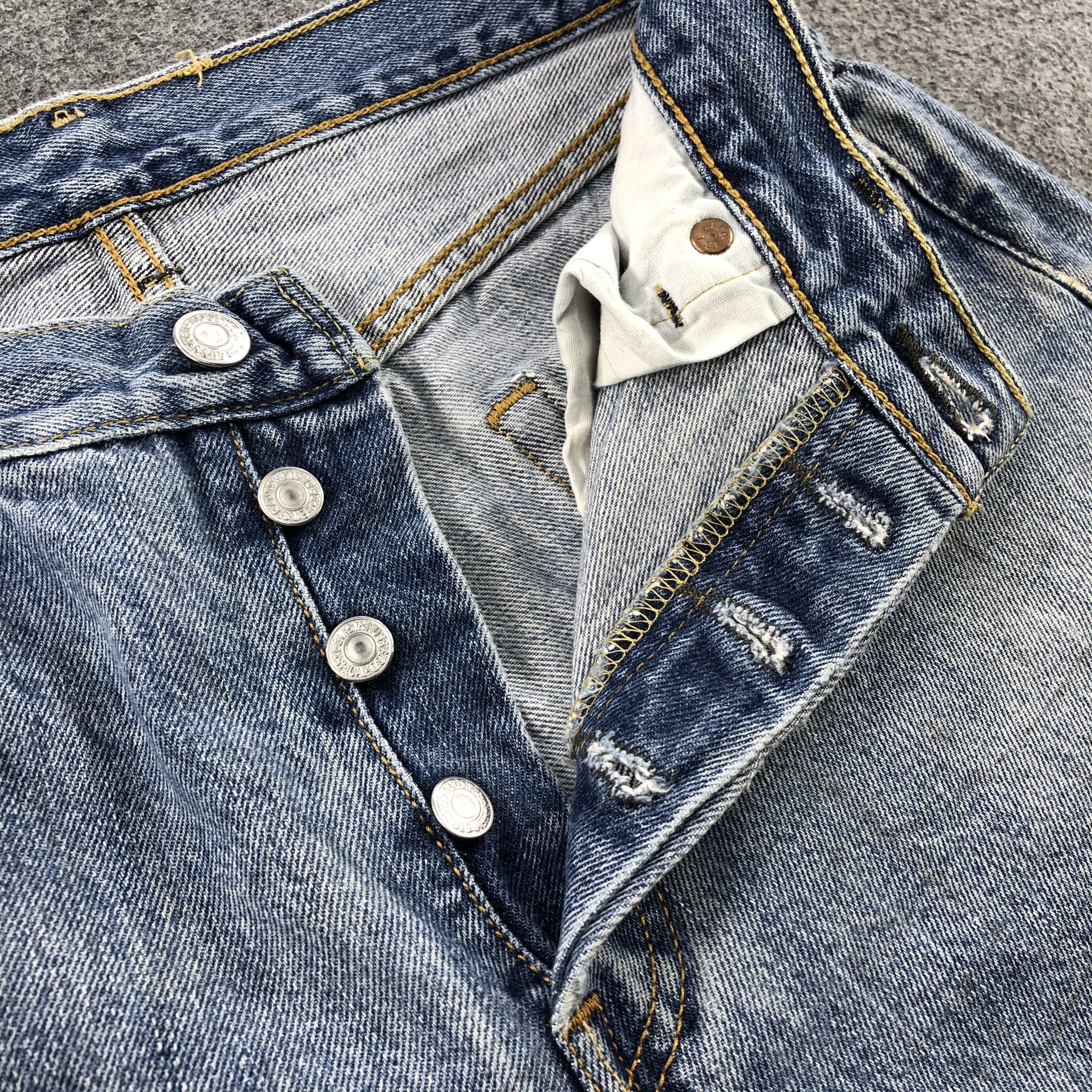 Levi's Vintage Levis Blue Wash 501 Jeans-JM1718 Size US 30 / EU 46 - 10 Thumbnail