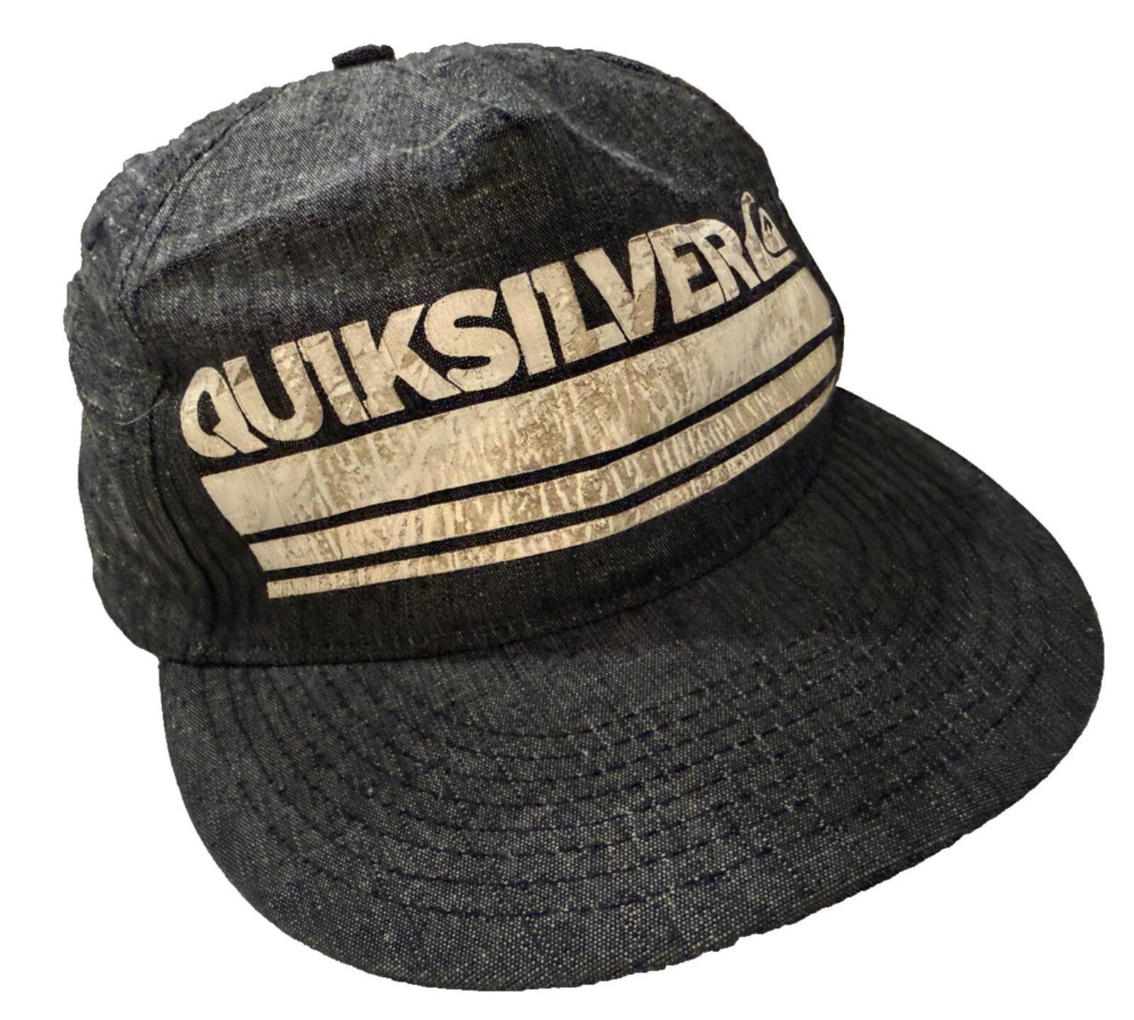 Quiksilver Y2K Quiksilver Hat Gray Camp Snapback Surf Skate Streetwear Size ONE SIZE - 1 Thumbnail