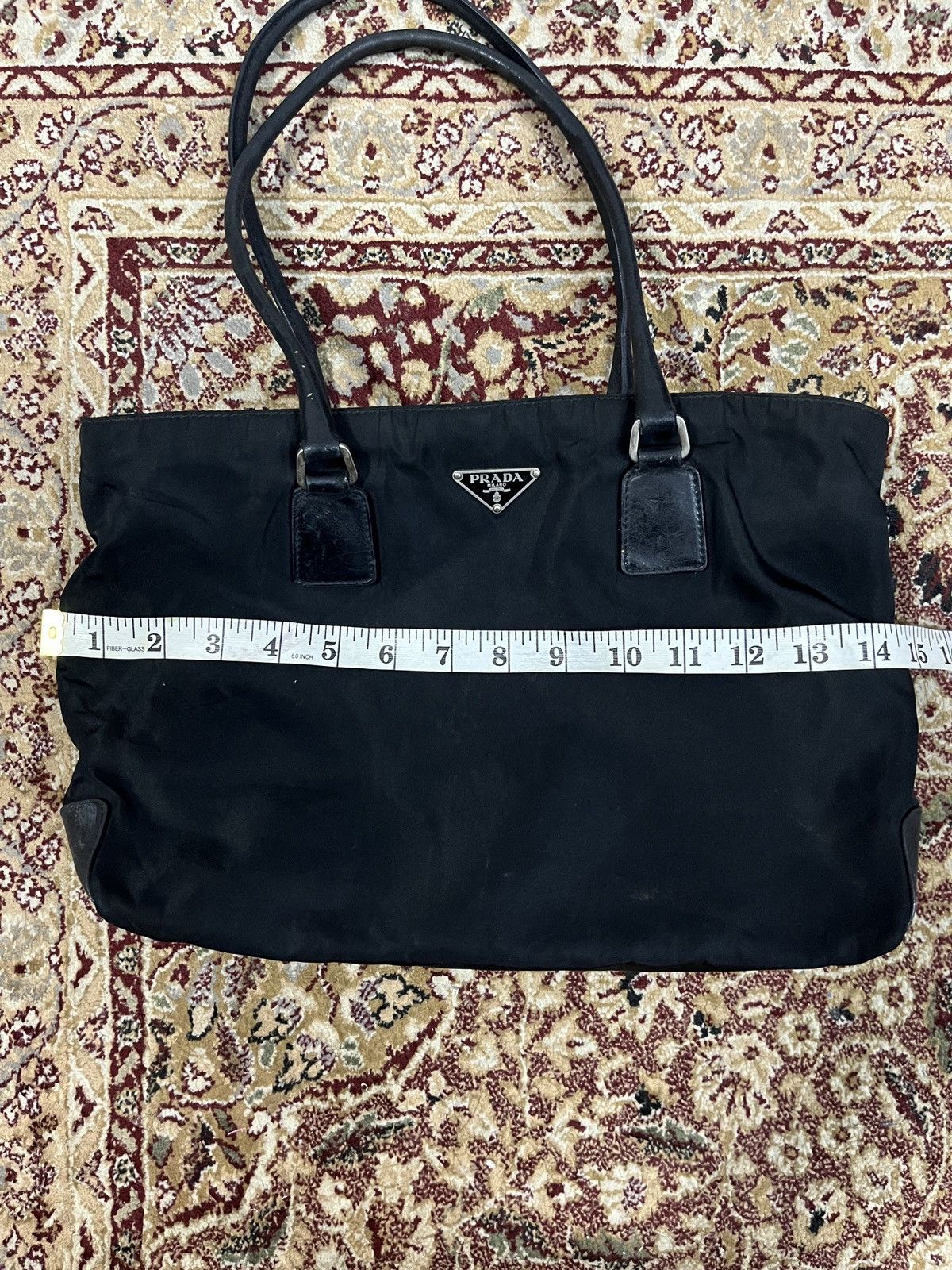 Prada Prada Re-Nylon Embroidered Tote Bag Size ONE SIZE - 11 Thumbnail