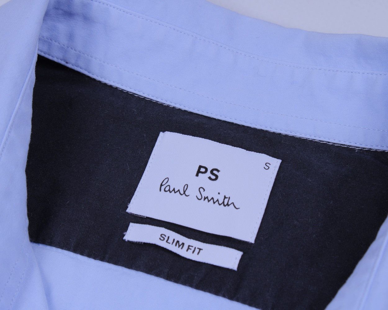 Designer × Paul Smith PAUL SMITH Blue Sky Long Sleeve Shirt Size US S / EU 44-46 / 1 - 16 Thumbnail