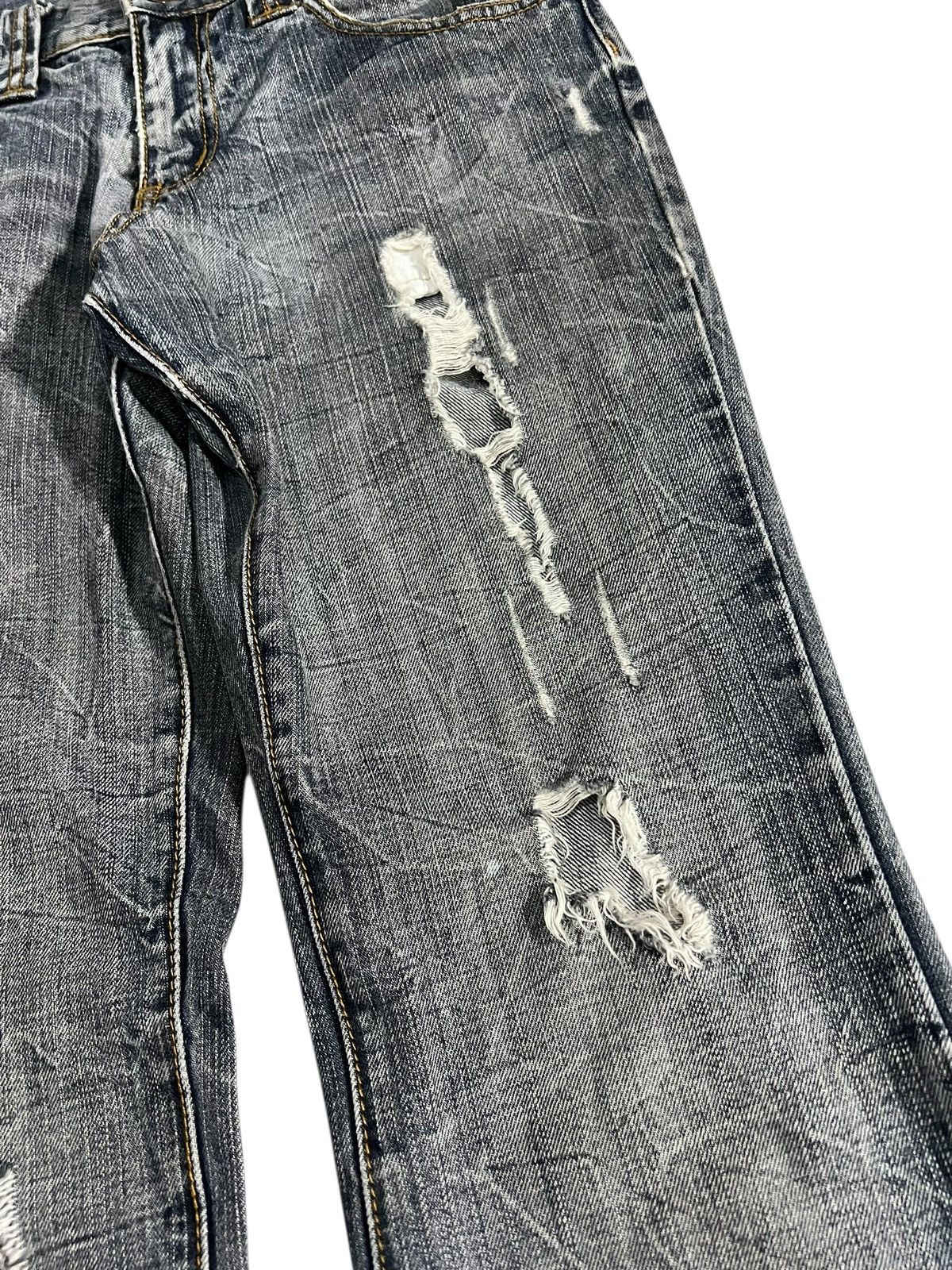 semanticdesign 💥FLARE💥SEMANTIC DESIGNS DISTRESS DENIM JEAN Size US 30 / EU 46 - 5 Thumbnail