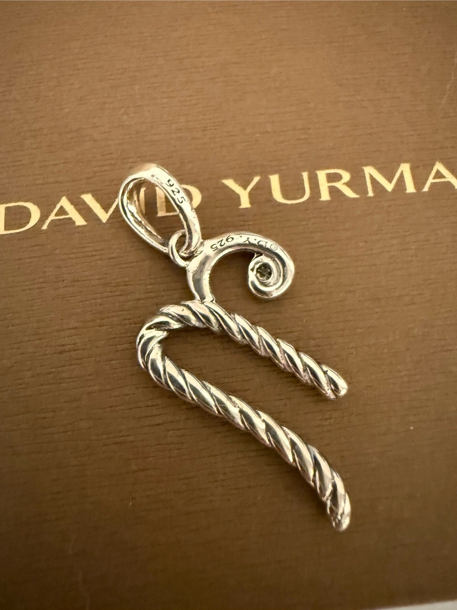 David Yurman david yurman script initial N pendant Size ONE SIZE - 3 Thumbnail