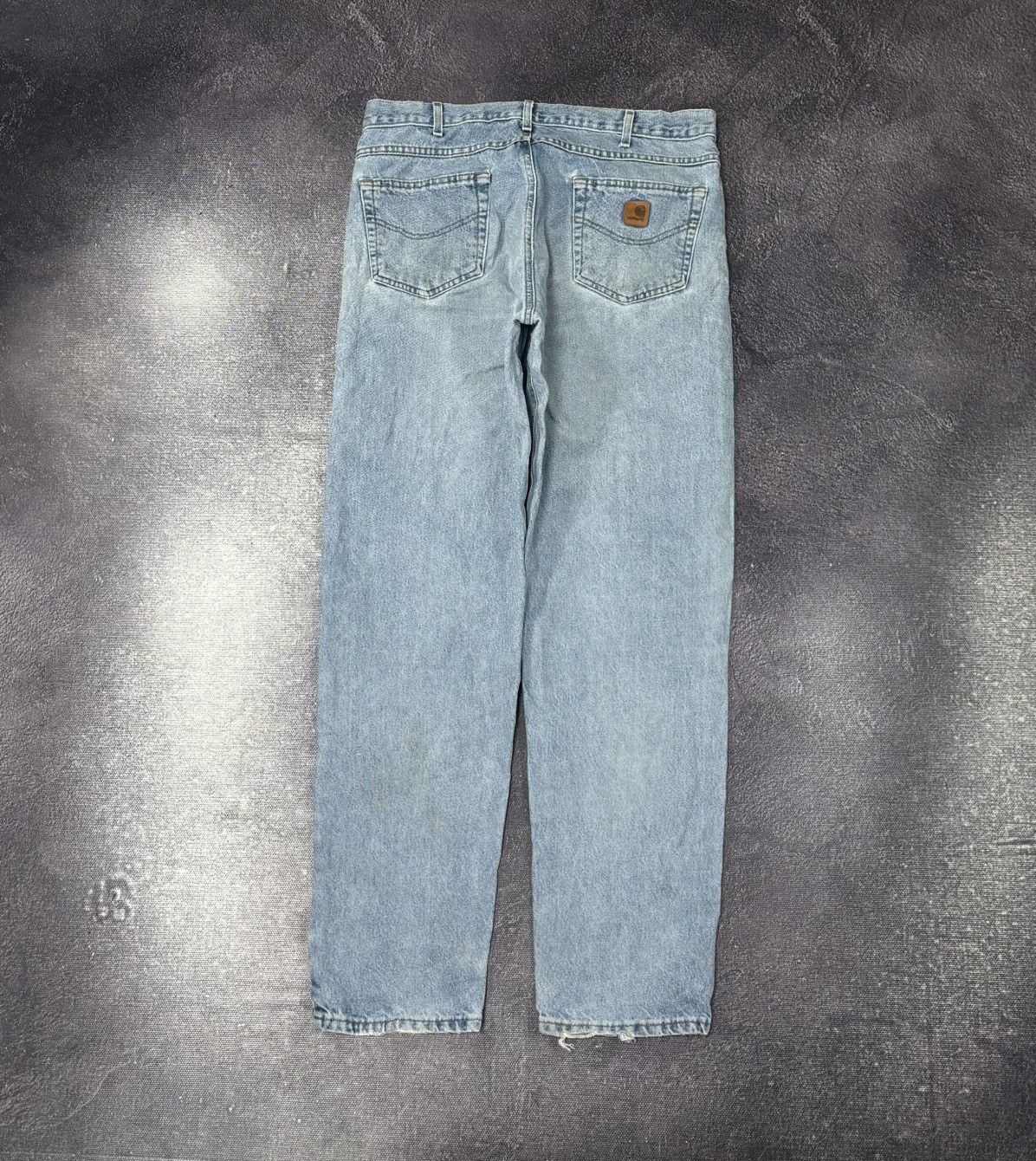Carhartt Vintage Carhartt Relaxed Fit Faded Light Blue Denim Jeans Size US 36 / EU 52 - 1 Thumbnail