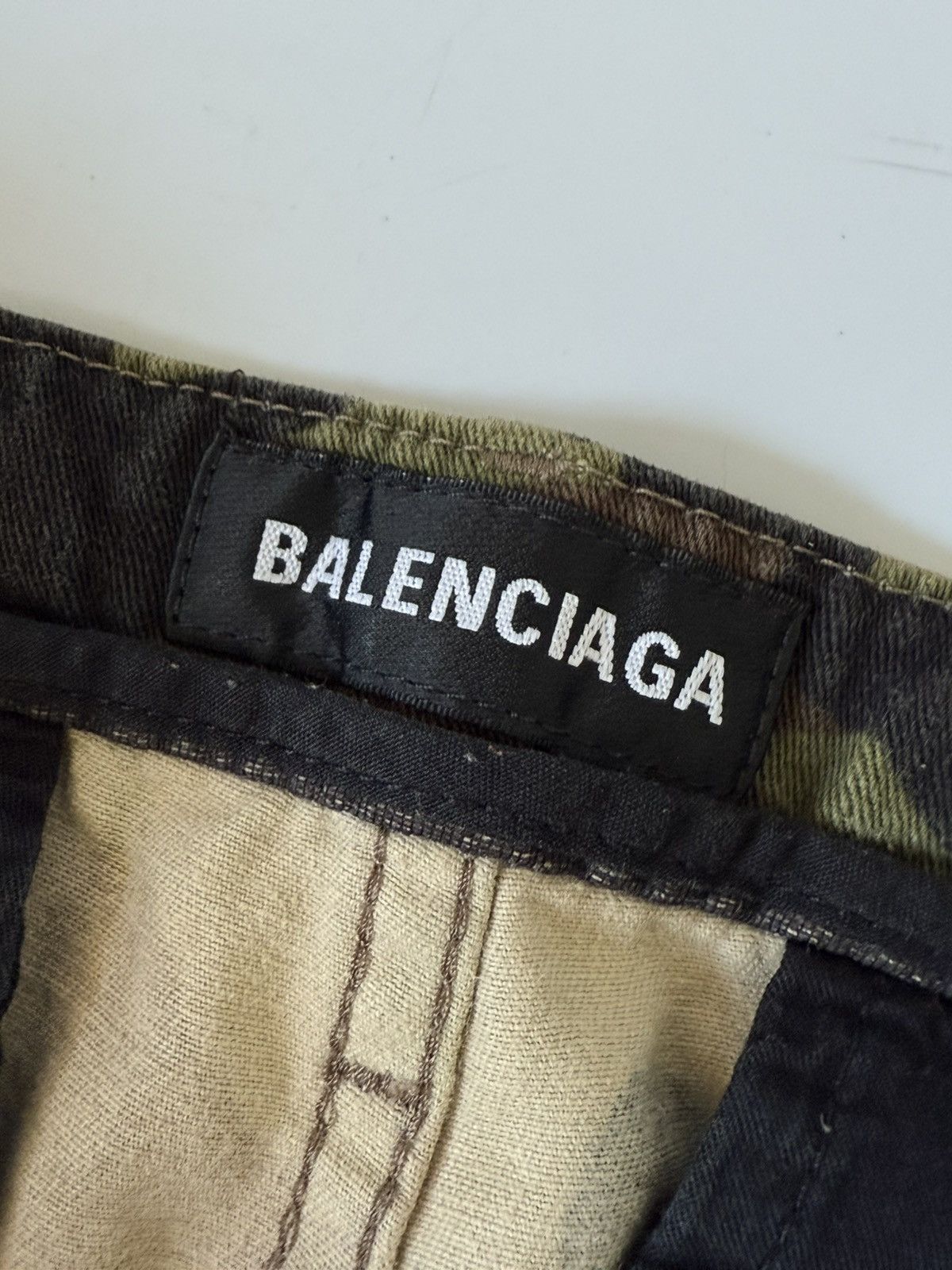 Balenciaga Balenciaga Camouflage Woodland Green Cargo Pants Size US 35 - 6 Thumbnail