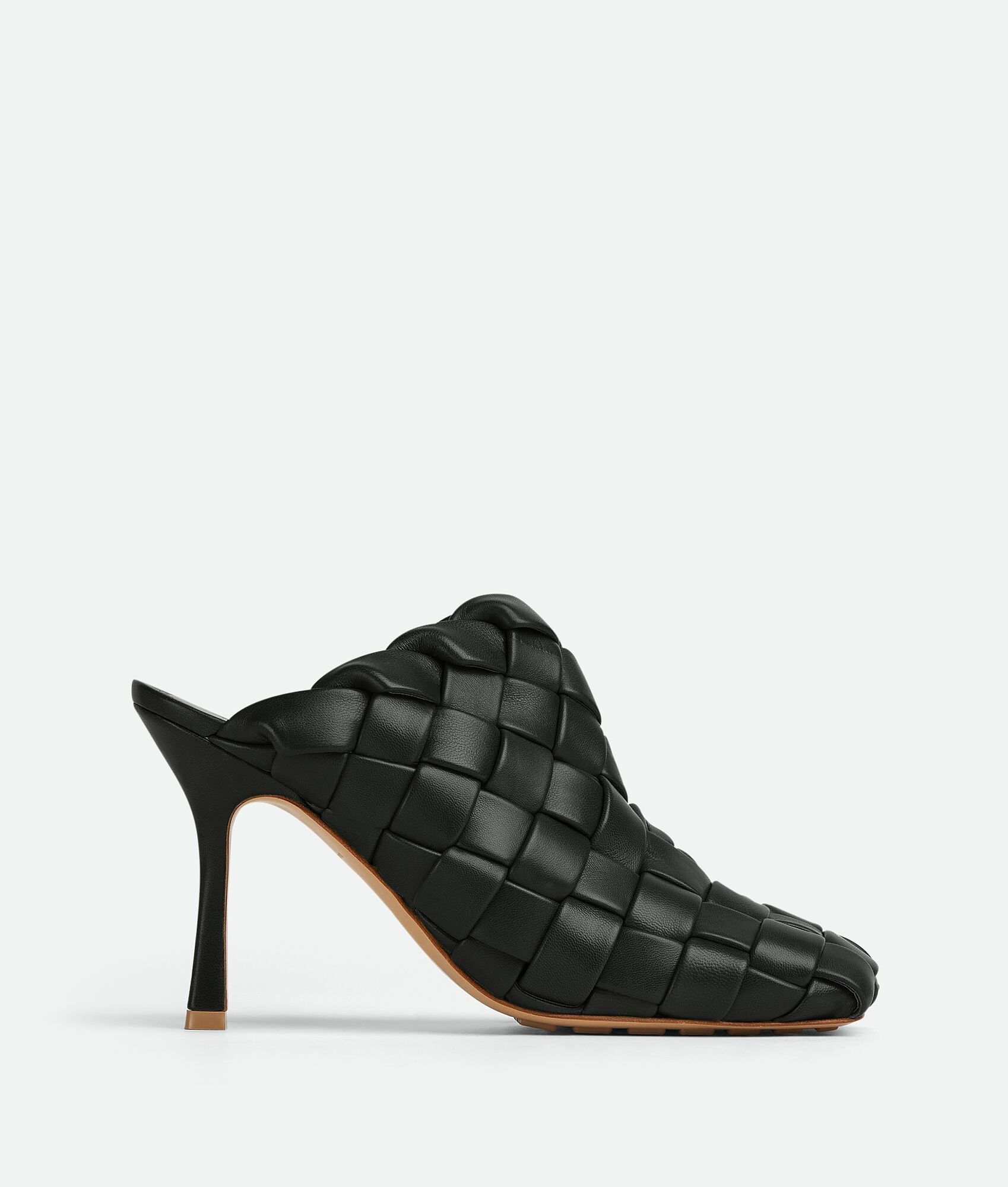 Bottega Veneta o1bcso1str0225 Stretch Mules in Black Size US 6 / IT 36 - 1 Thumbnail