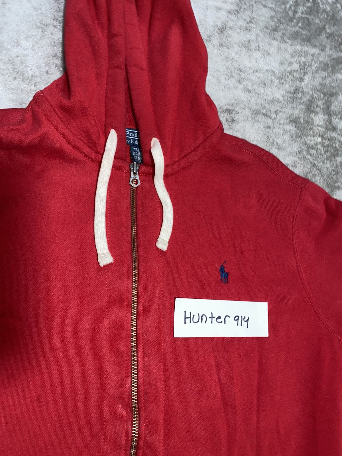 Polo Ralph Lauren × Vintage Vintage Polo Red Hoodie Size US XXL / EU 58 / 5 - 2 Thumbnail