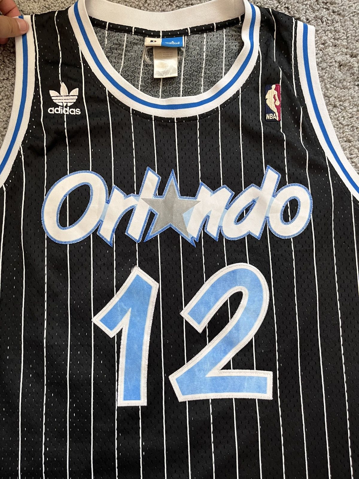 Adidas × NBA × Vintage Vintage Adidas #12 Howard Orlando Magic NBA Jersey 1989-1990 Size US L / EU 52-54 / 3 - 2 Thumbnail