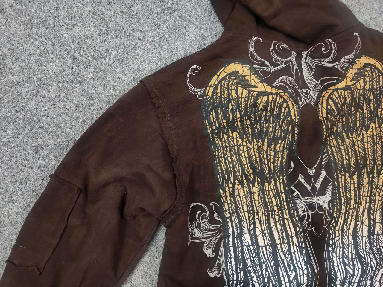 If Six Was Nine Vintage Kayden K Y2K Tattoo Affliction Zip Hoodie opium LGB Size US XL / EU 56 / 4 - 12 Thumbnail