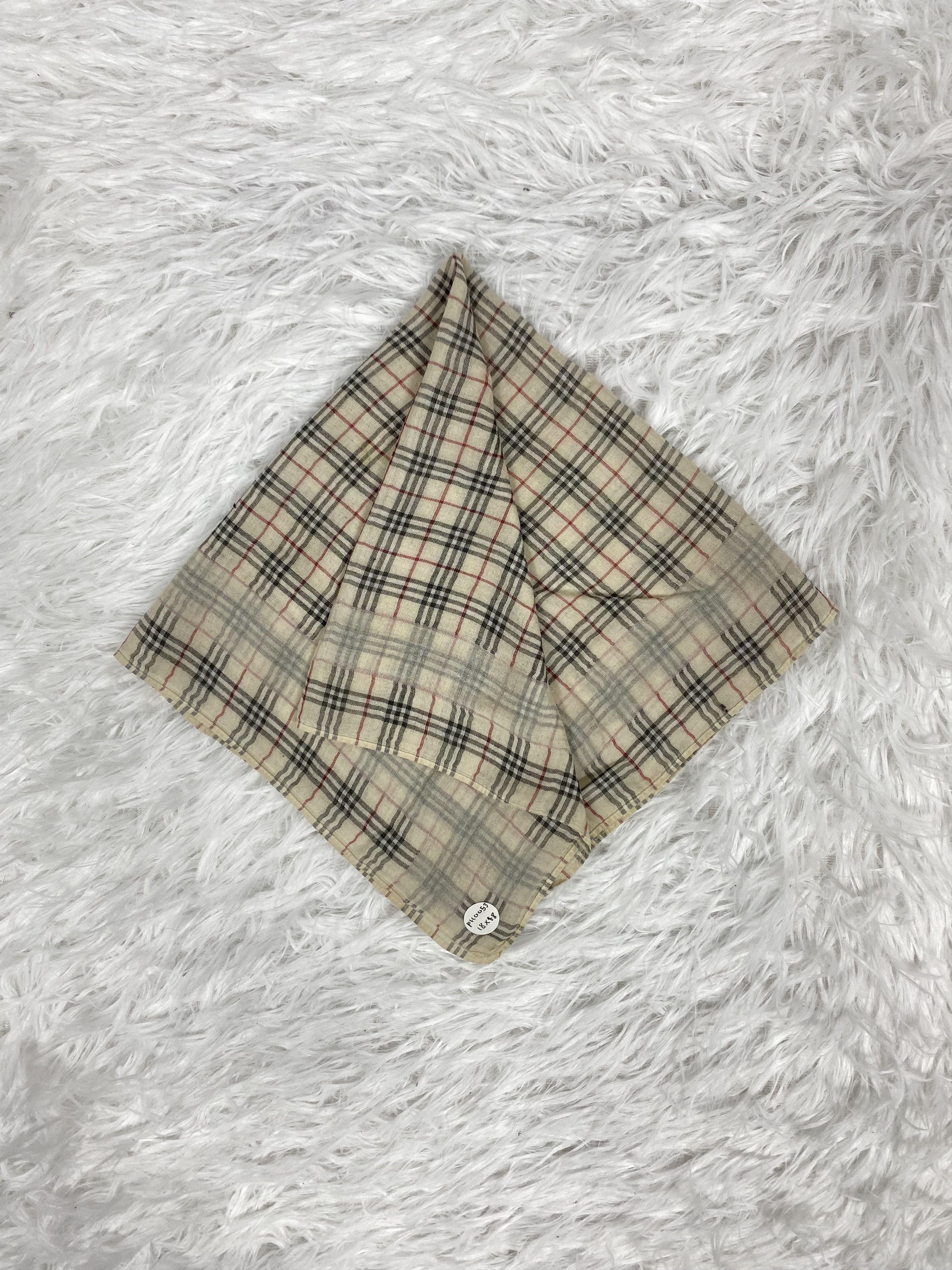Burberry × Vintage Vintage Burberry Handkerchief PH0053 Size ONE SIZE - 2 Thumbnail