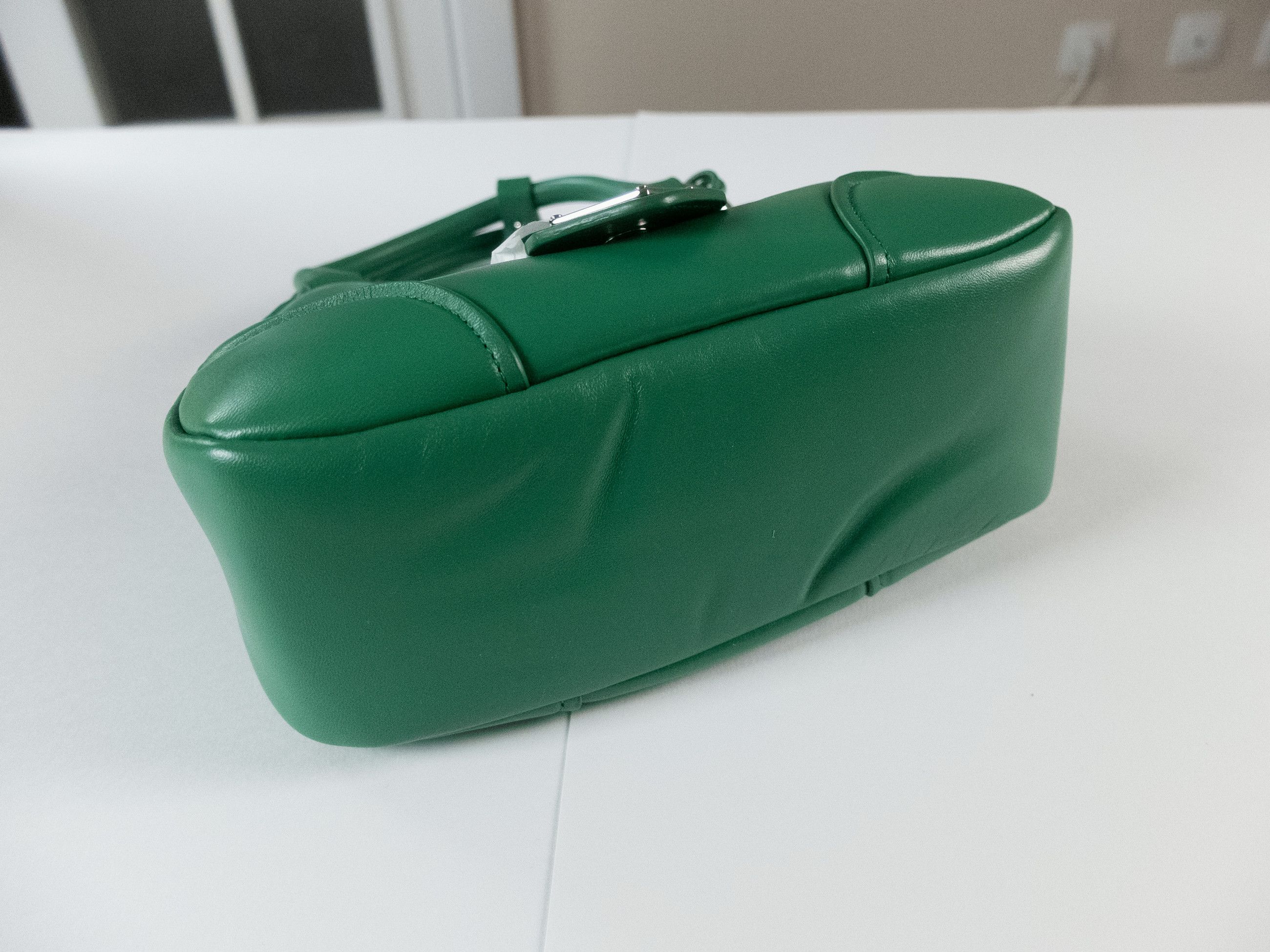 Prada PRADA Re-Edition green padded leather small Moon bag Size ONE SIZE - 12 Thumbnail