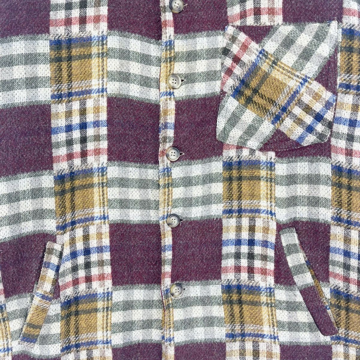 Flannel × Vintage 60’s Cotton Company Patchwork Plaid Wool Jacket Size US L / EU 52-54 / 3 - 6 Thumbnail