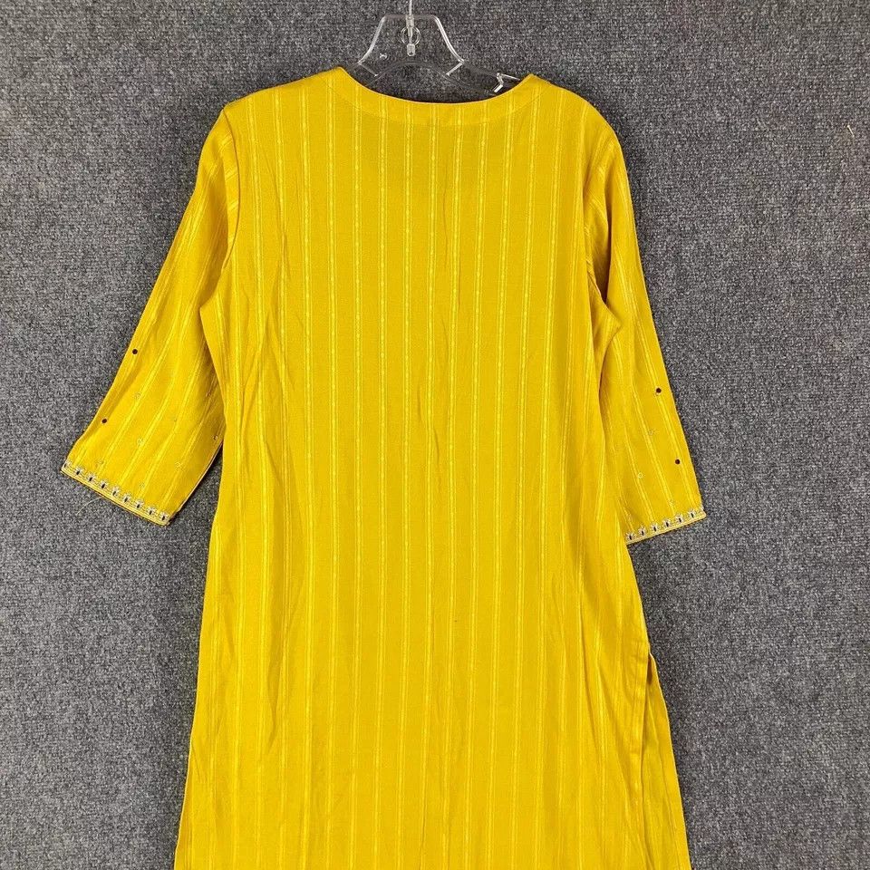 Other Indian Dress Women's Size 42 Medium 3/4 Sleeve Maxi Formal Size M / US 6-8 / IT 42-44 - 6 Thumbnail