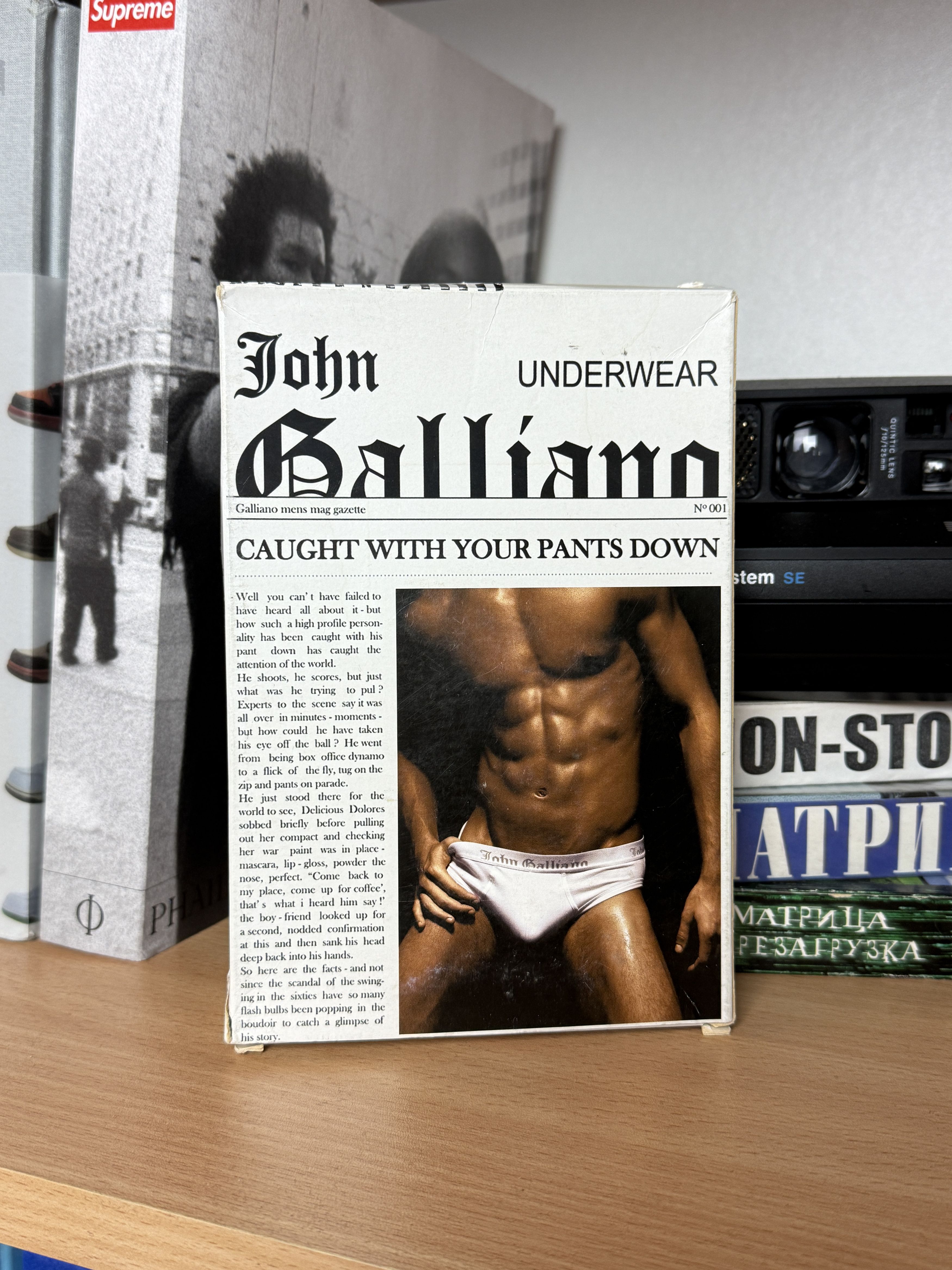 John Galliano John Galliano Gazette newspaper print boxer briefs Size US 38 / EU 54 - 1 Thumbnail
