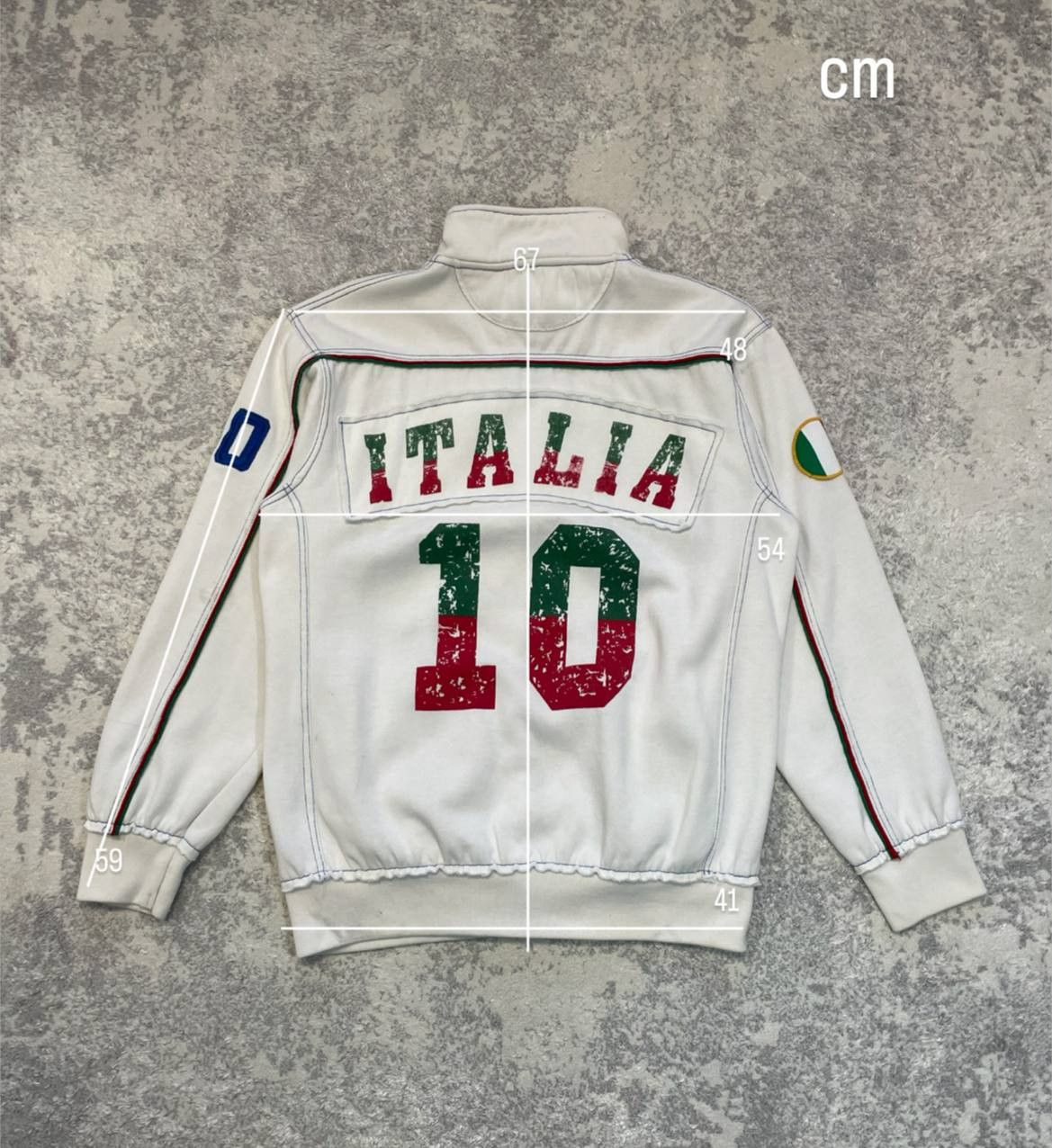 Other ITALIA VINTAGE Y2K ZIP UP Sweatshirt Size US M / EU 48-50 / 2 - 16 Thumbnail