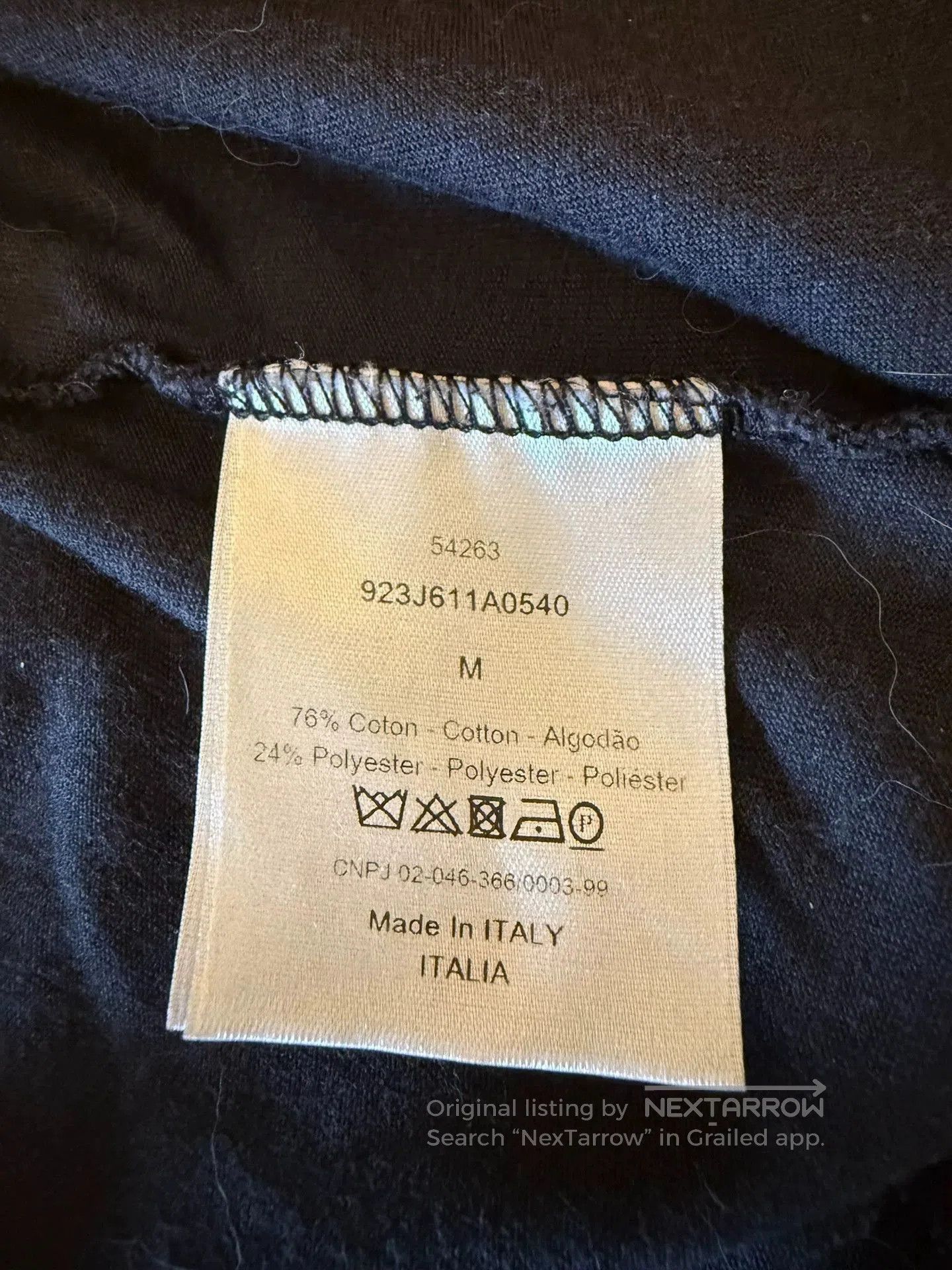 Dior Dior Short Sleeve Shirt with Cut. Size US M / EU 48-50 / 2 - 3 Thumbnail